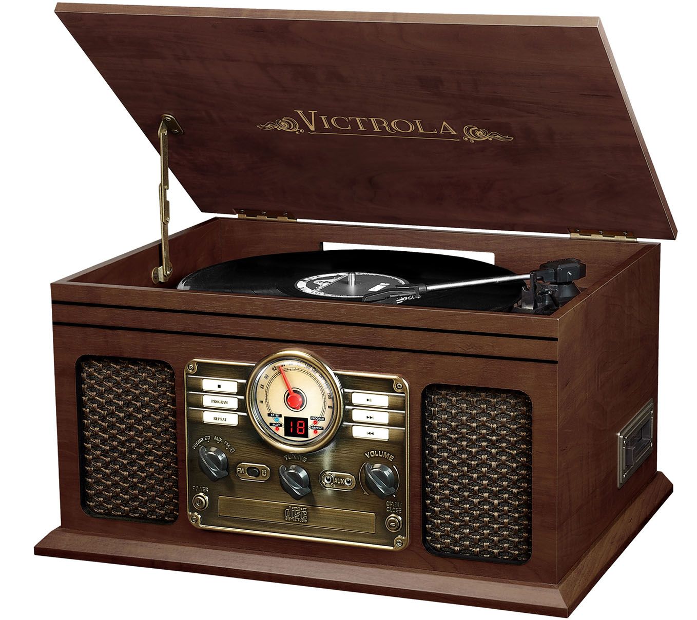 Victrola Classic 6in1 Wooden Turntable with Bluetooth —