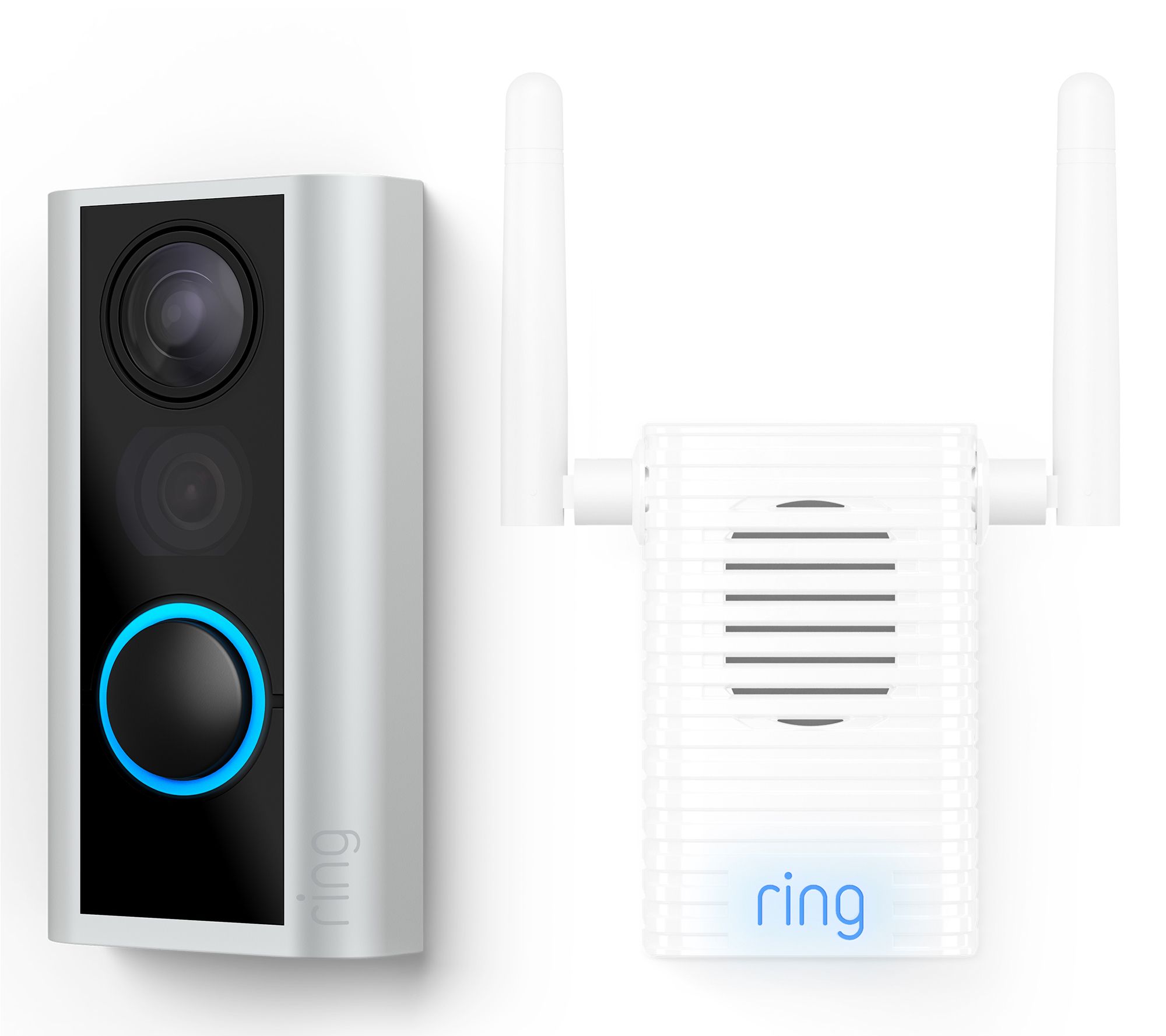 Ring Peephole Doorbell Cam w/ TwoWay Talk, Chime Pro & 3Yr Warranty