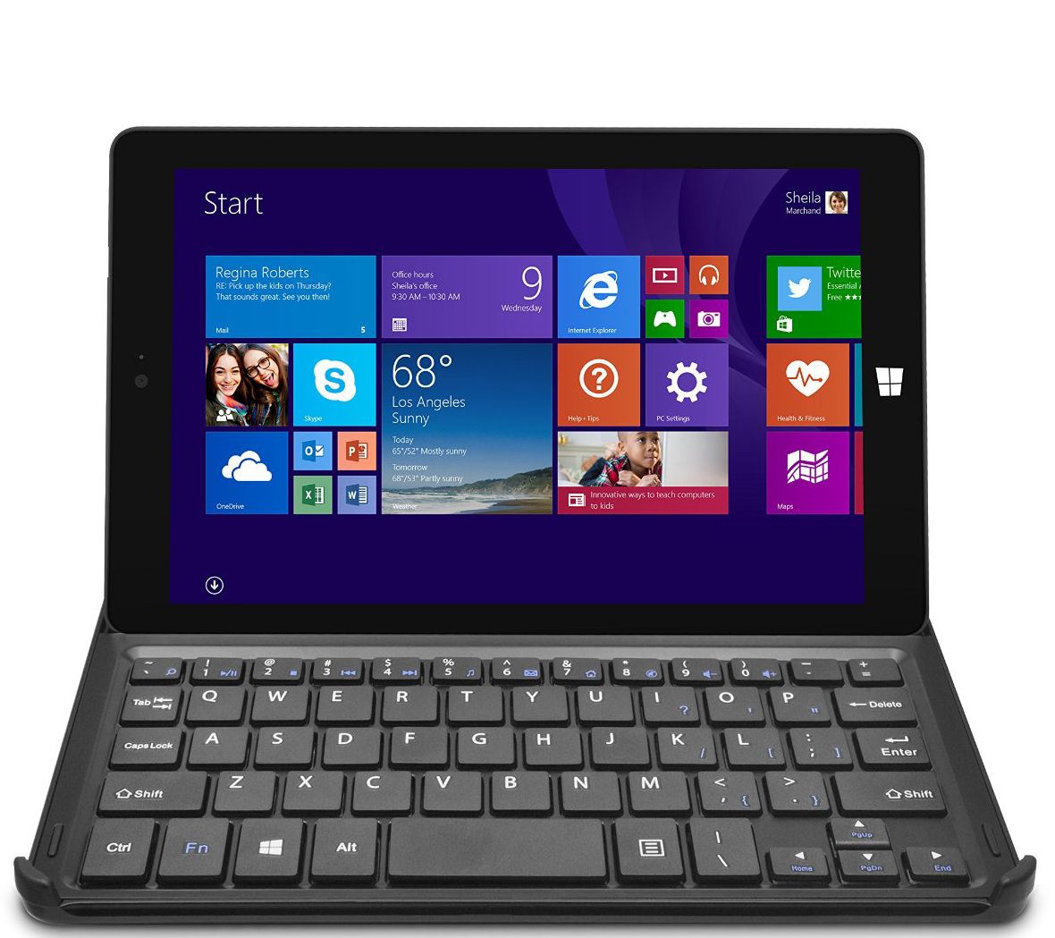 Ematic 8" 32GB Windows 10 HD QuadCore Tablet Page 1 —