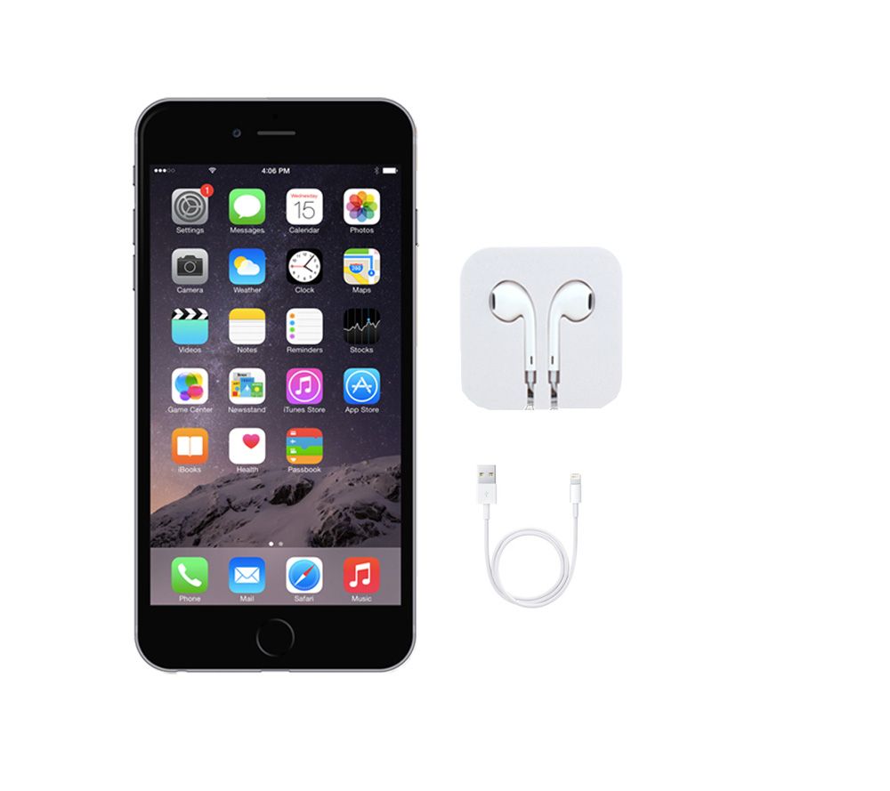 Apple iPhone 6 Plus 64GB Unlocked Smartphone w/ Accessories