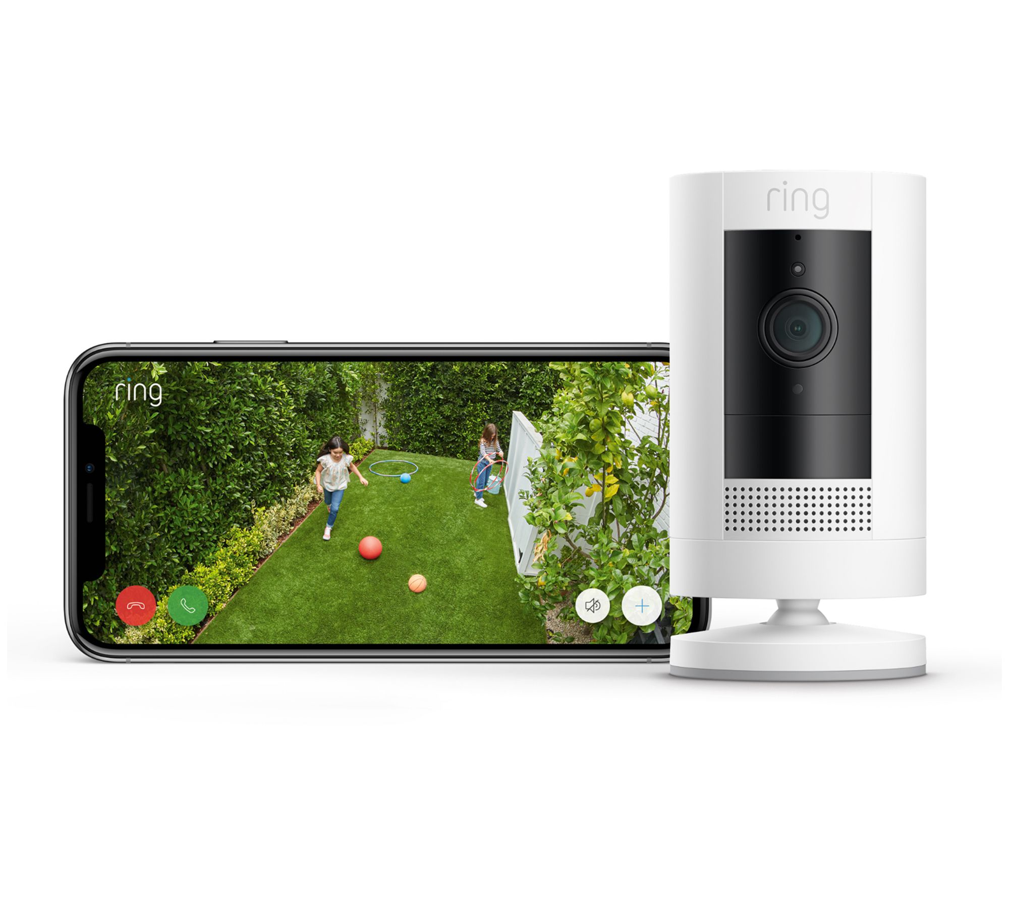 Ring StickUp Indoor/Outdoor Camera 3Pack Battery or PlugIn & RA
