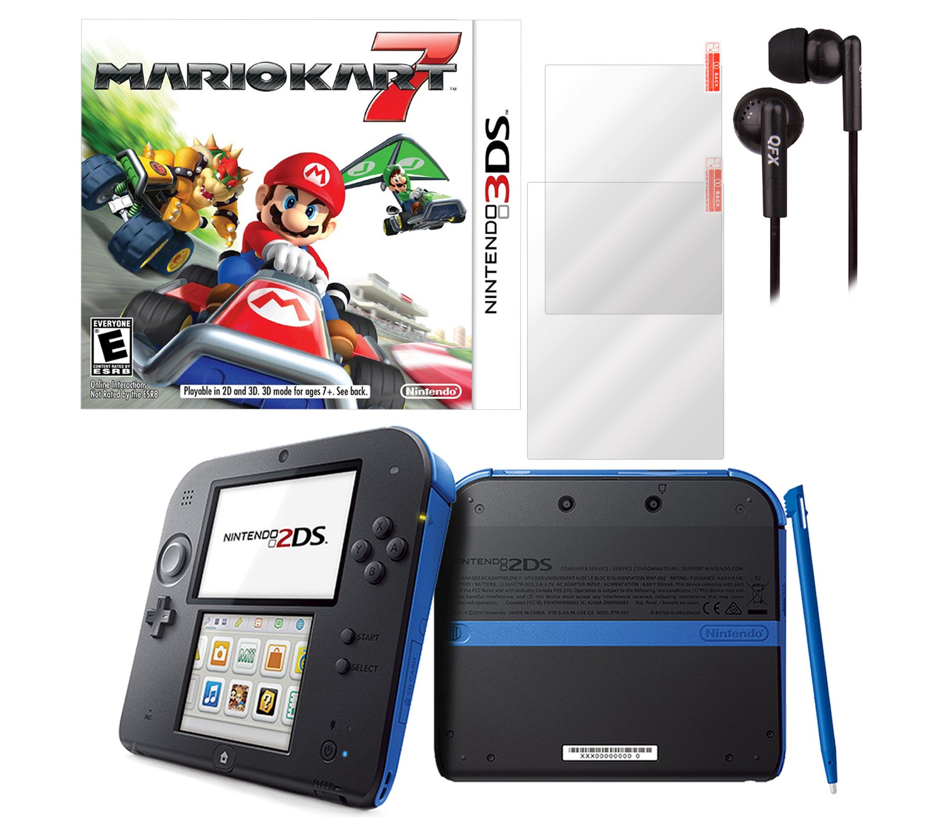 Nintendo 2DS Mario Kart 7 Bundle with Accessory Pack Page 1 —