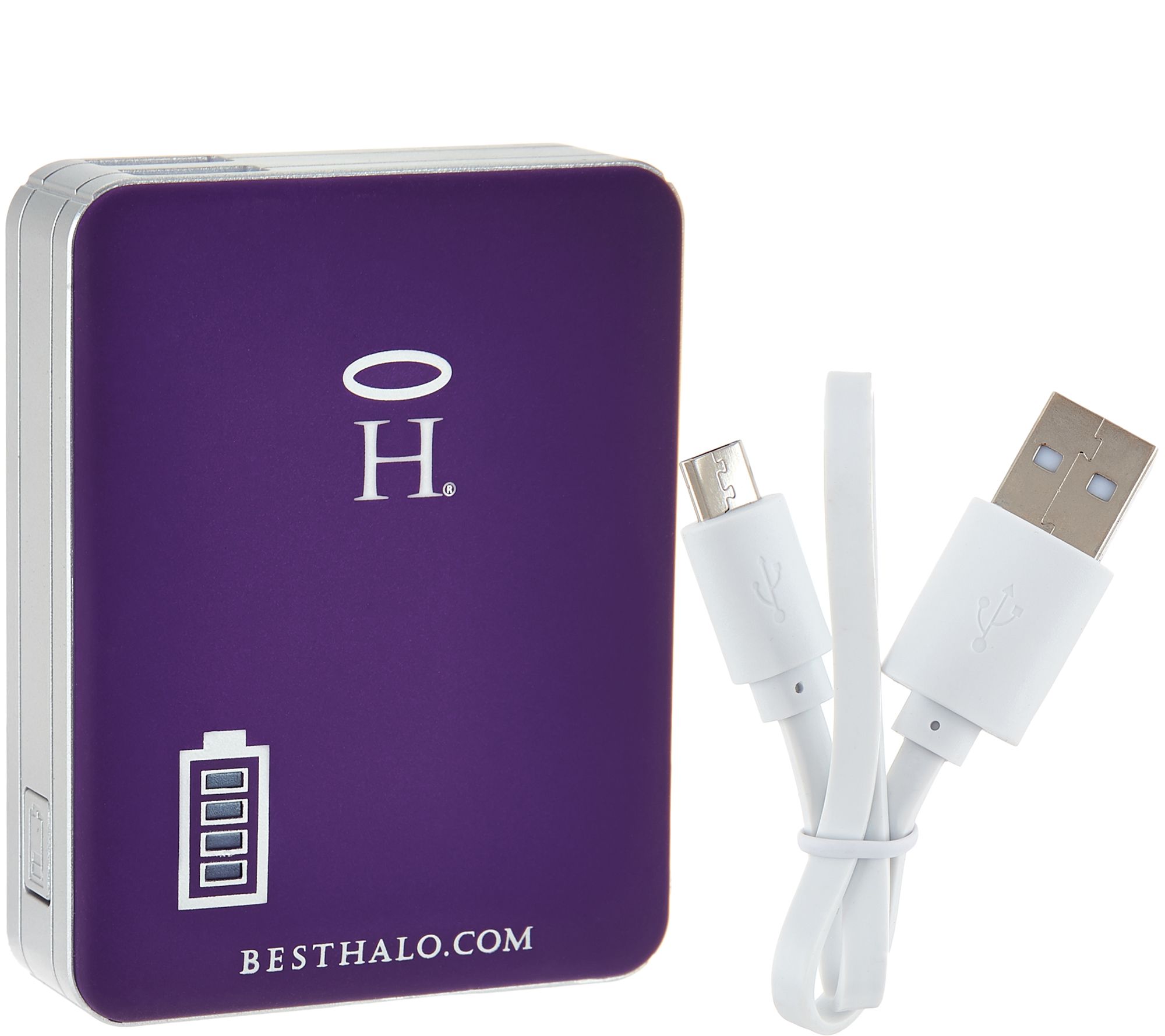 HALO Square 5200 mAh Portable Cell Phone and Tablet Charger Page 1