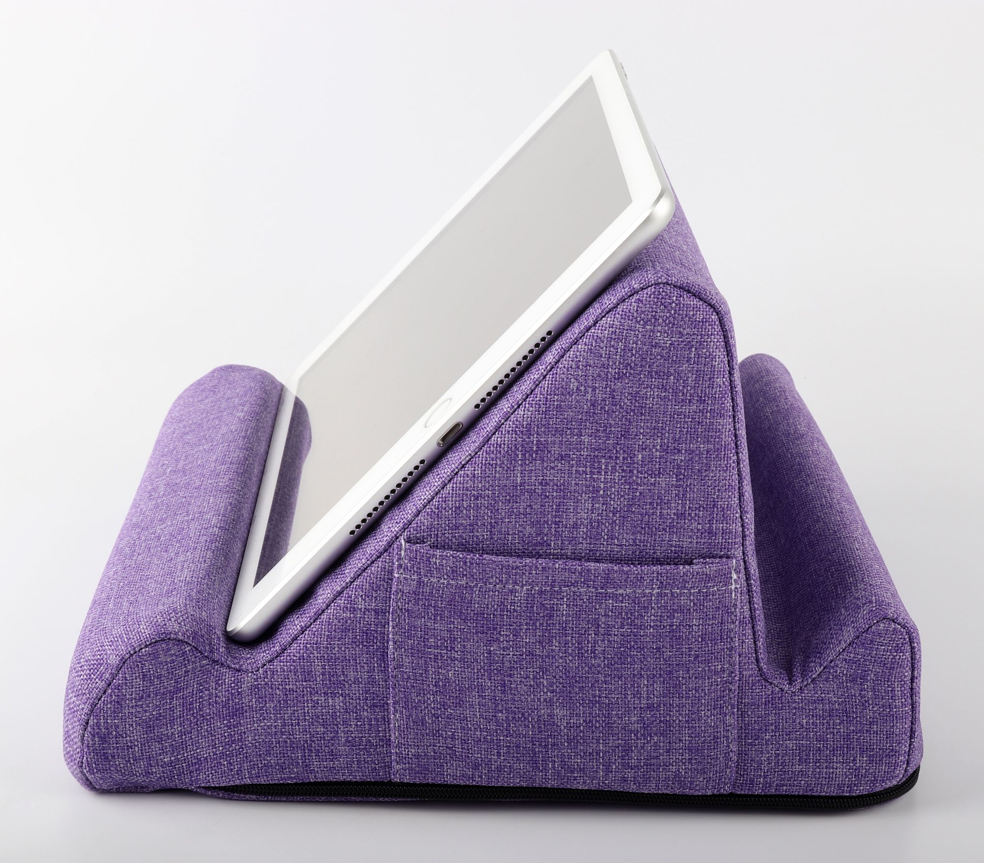 Duo MultiPosition Memory Foam Tablet Stand w/ Storage Pockets