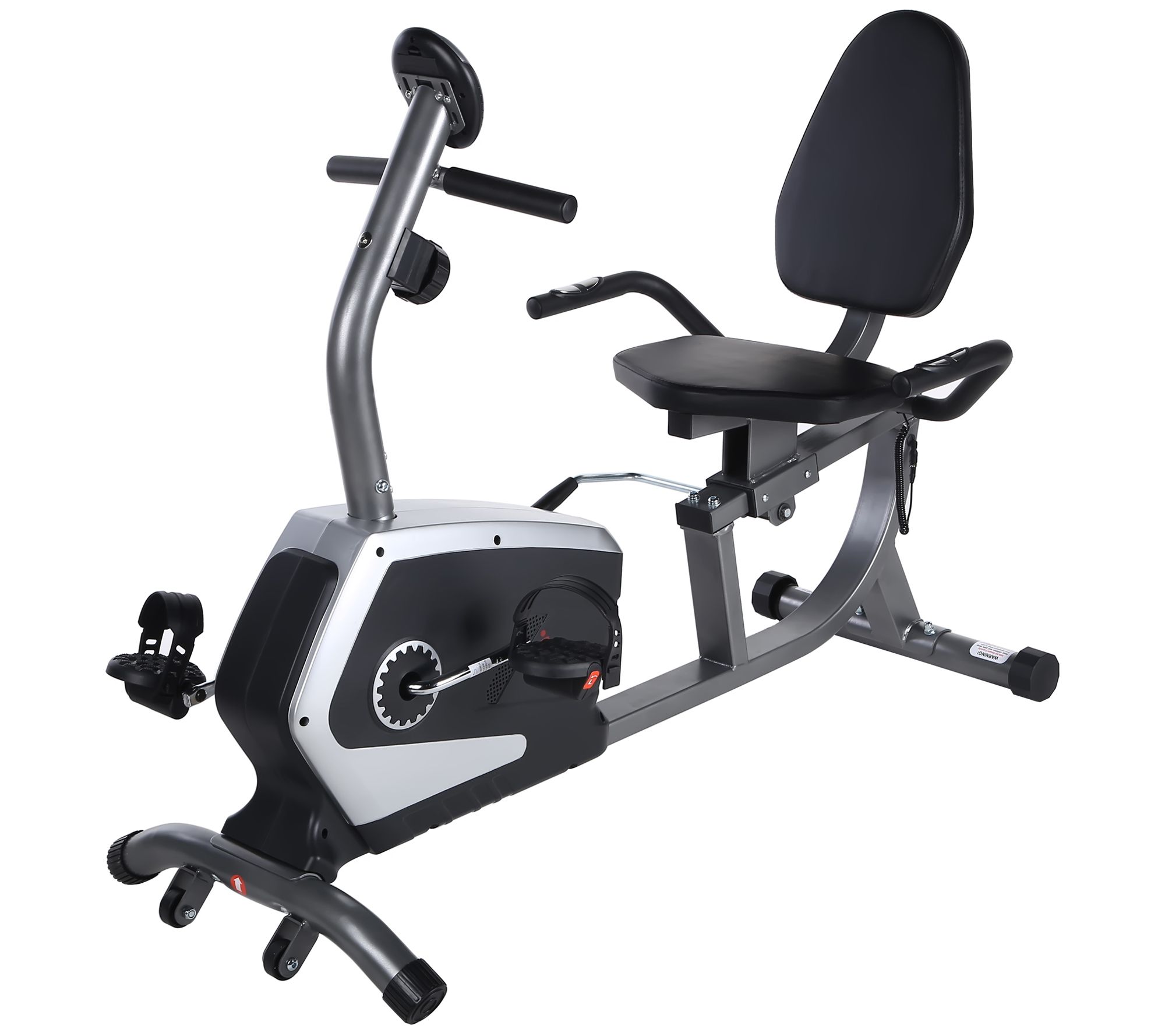Sunny Health & Fitness Easy Adjustable Seat Recumbent Bike
