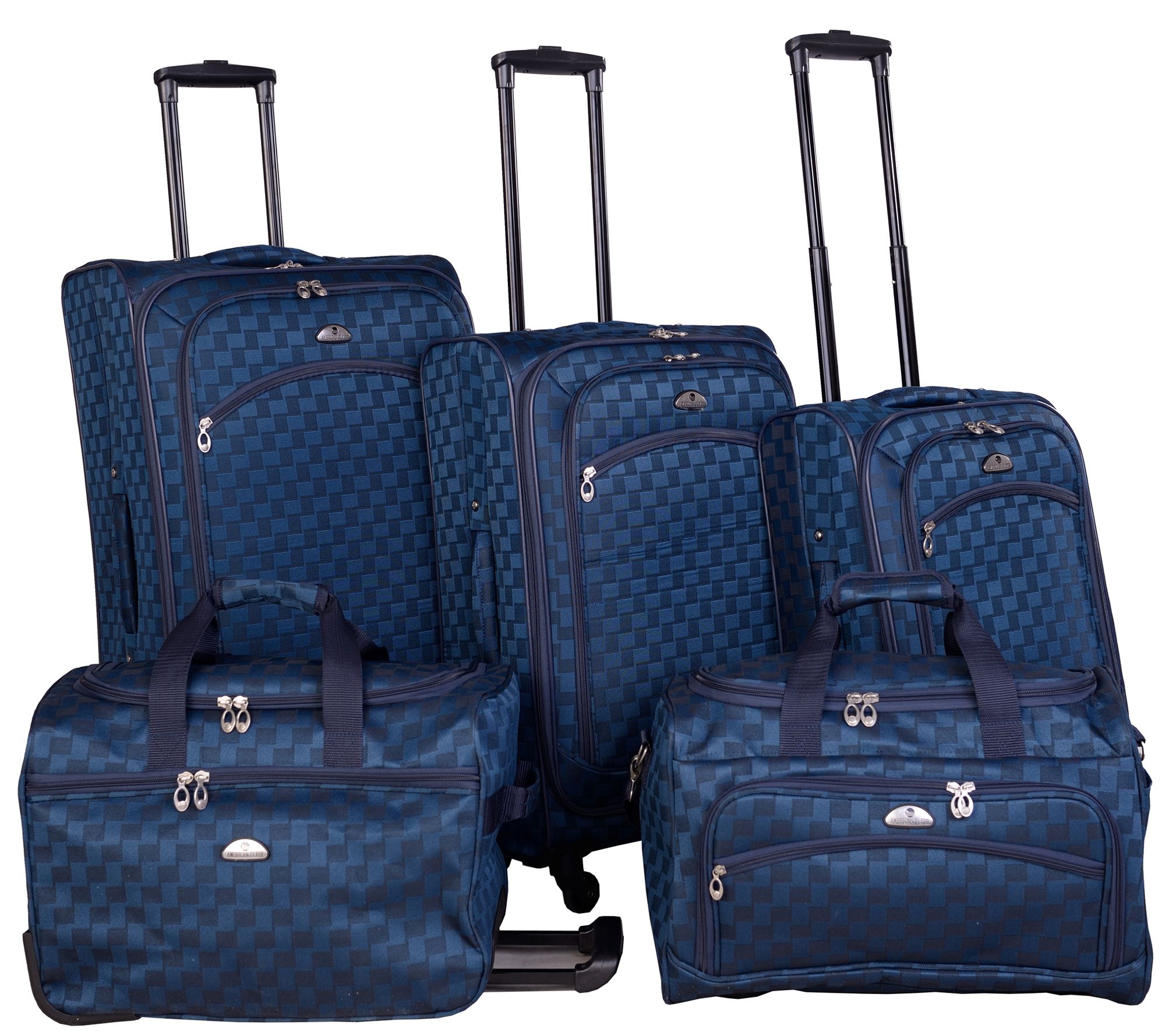 American Flyer Madrid 5Piece Spinner Luggage Set