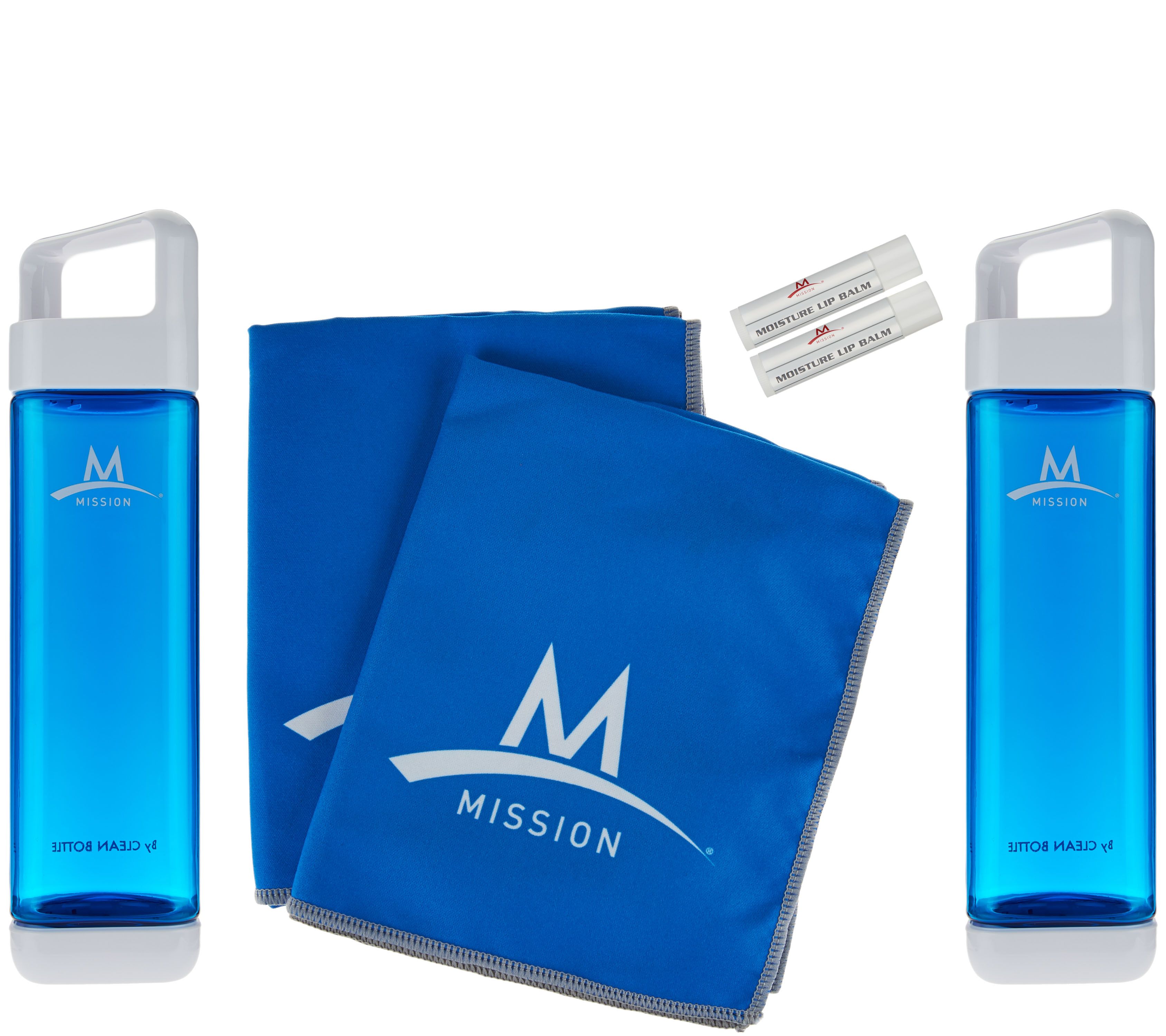 Mission Fuel & Cool Set of 2 Water Bottles & Cooling Towels Page 1