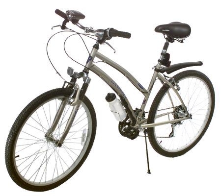 LandRider Women's 17" AutoShift Bicycle with Accessory Kit — QVC.com