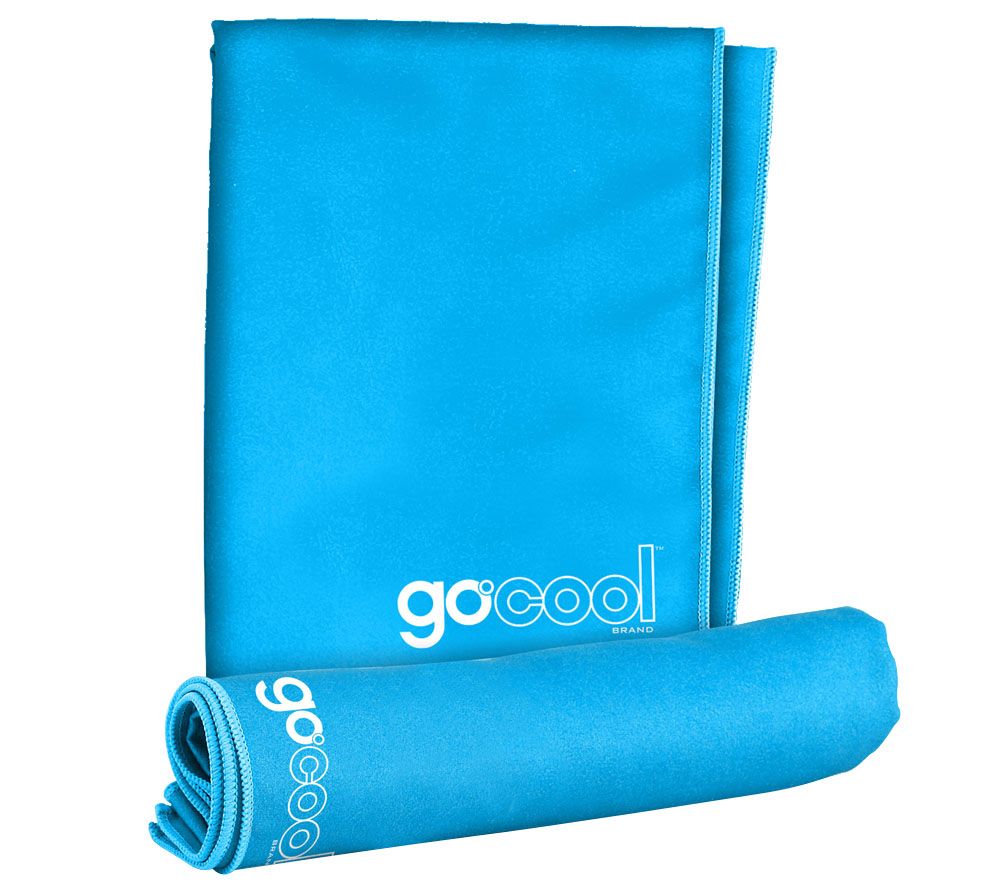 Set of Two Large and Wrap GoCool Instant Chill Reusable Cooling Towels Page 1 —