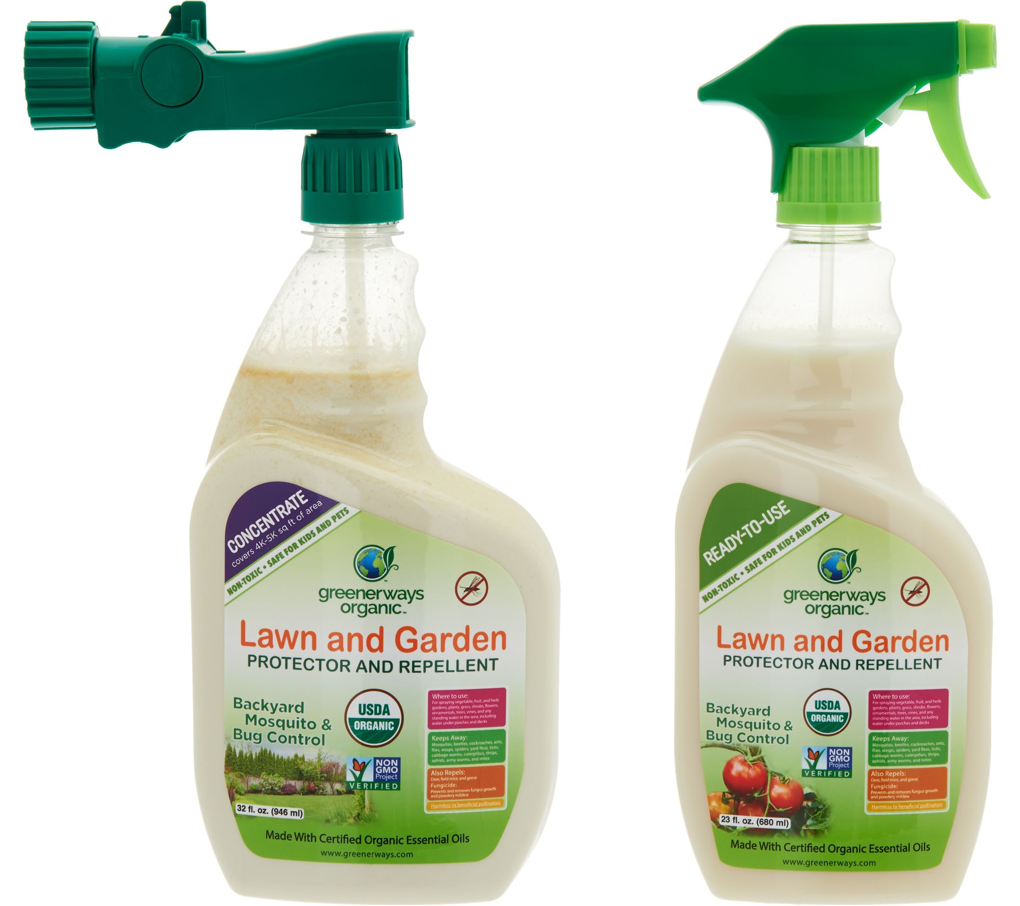 Greenerways Organic Lawn and Garden Protector Spray —