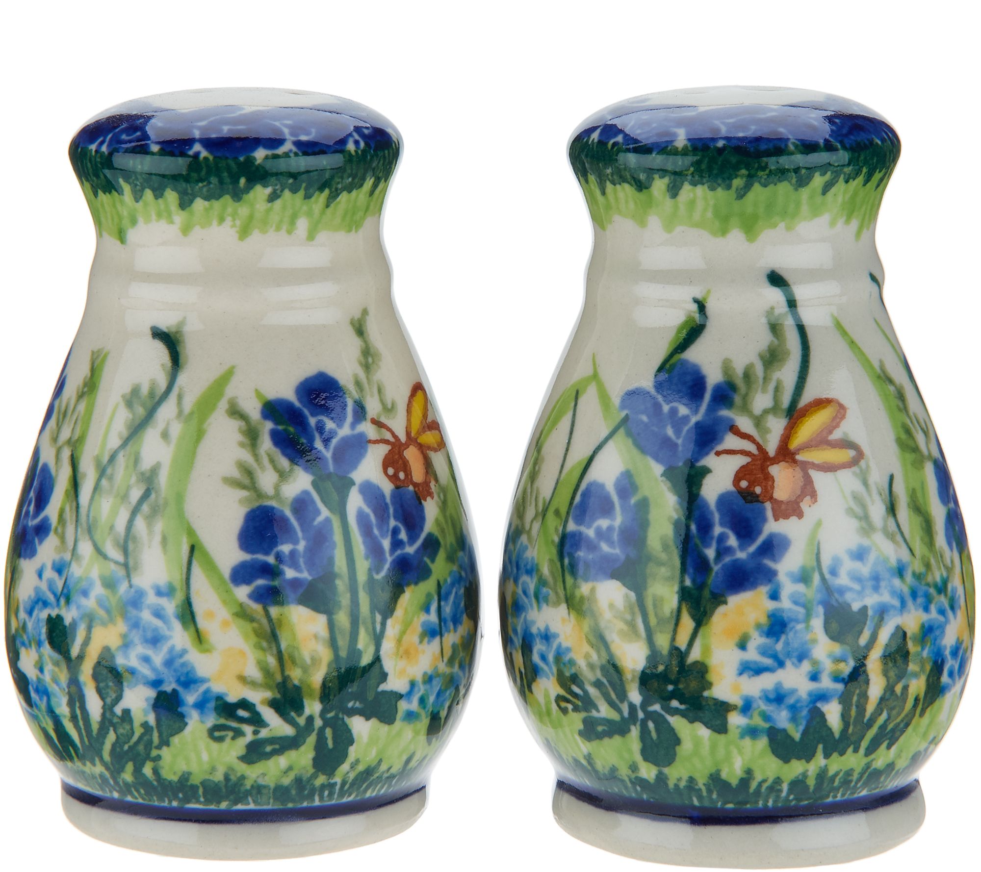 Lidia's Polish Pottery HandPainted Salt & Pepper Shakers