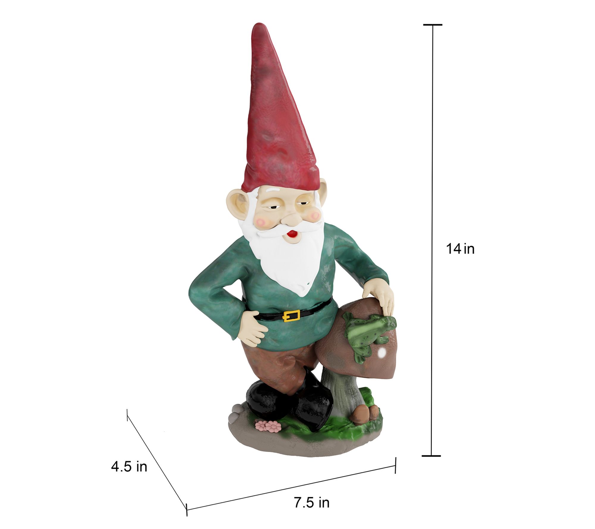 Pure Garden Lawn Gnome Statue