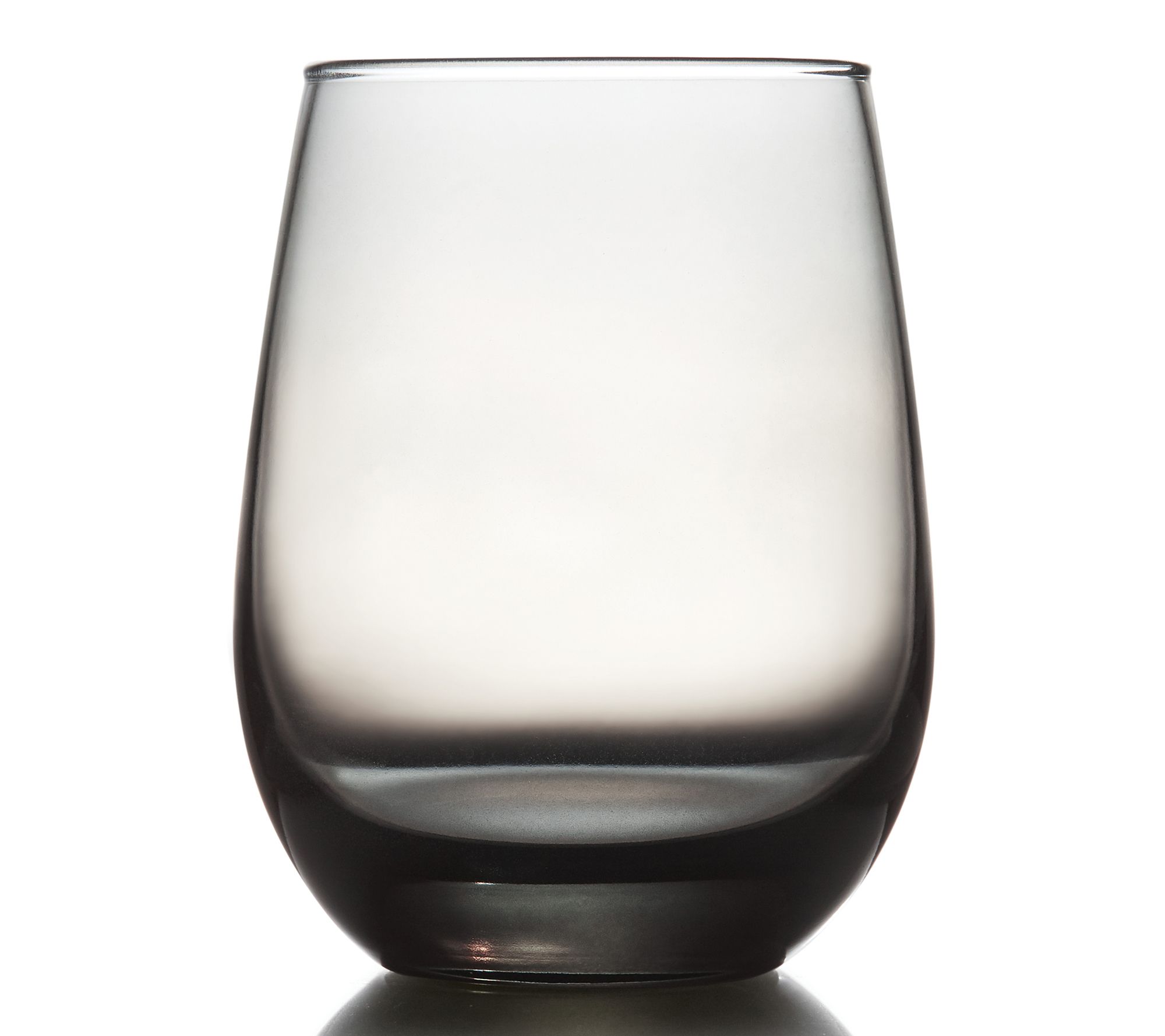 Libbey Smoke AllPurpose Stemless Wine Glasses,Set of 6 —