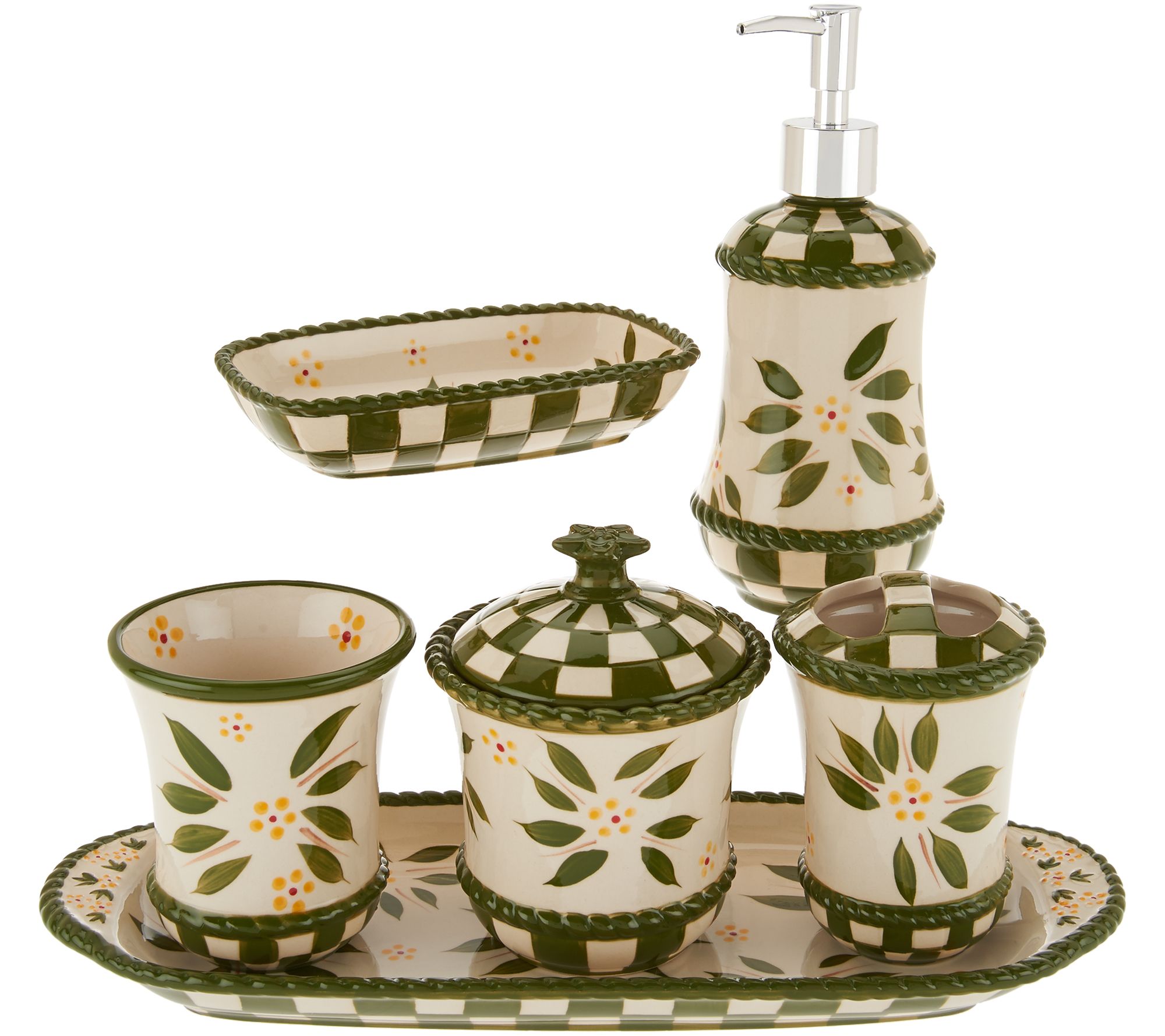 Temptations Old World 6piece Bath Set Page 1 —