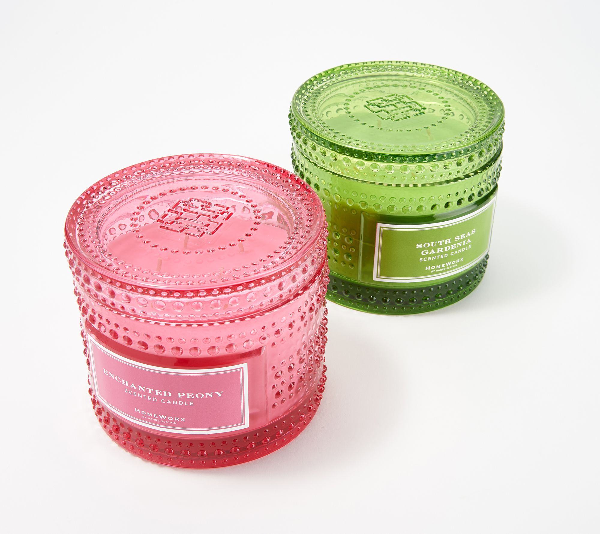 HomeWorx by Harry Slatkin S/2 Luxury Floral 4Wick Candles Page 1