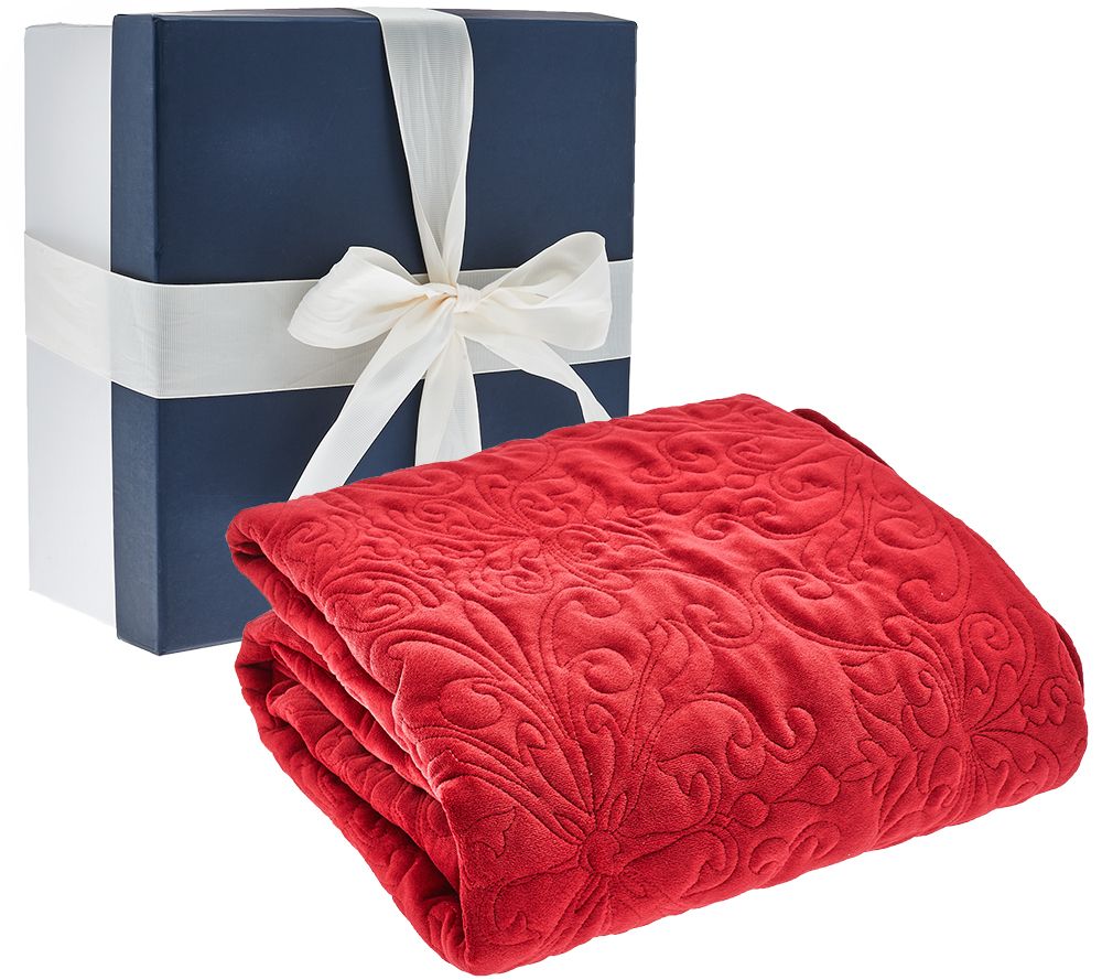 50"x70" Velvety Quilted Throw with Gift Box by Valerie Page 1 —