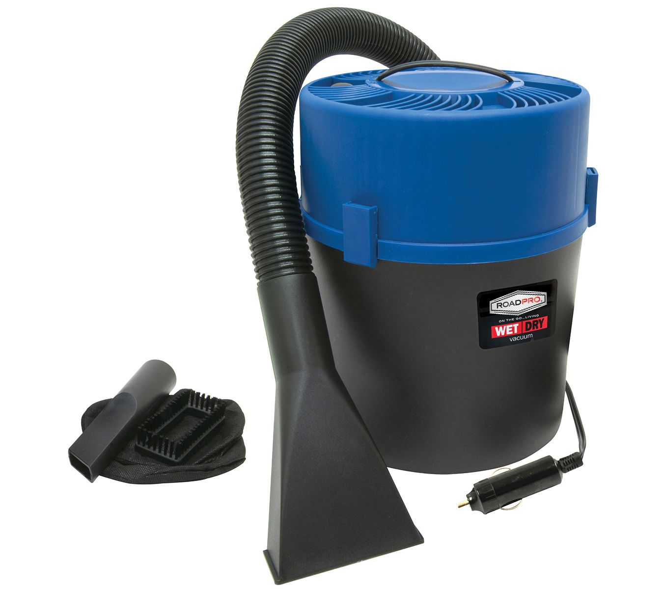 RoadPro® Portable 1 Gallon Wet/Dry Vac 12Volt —