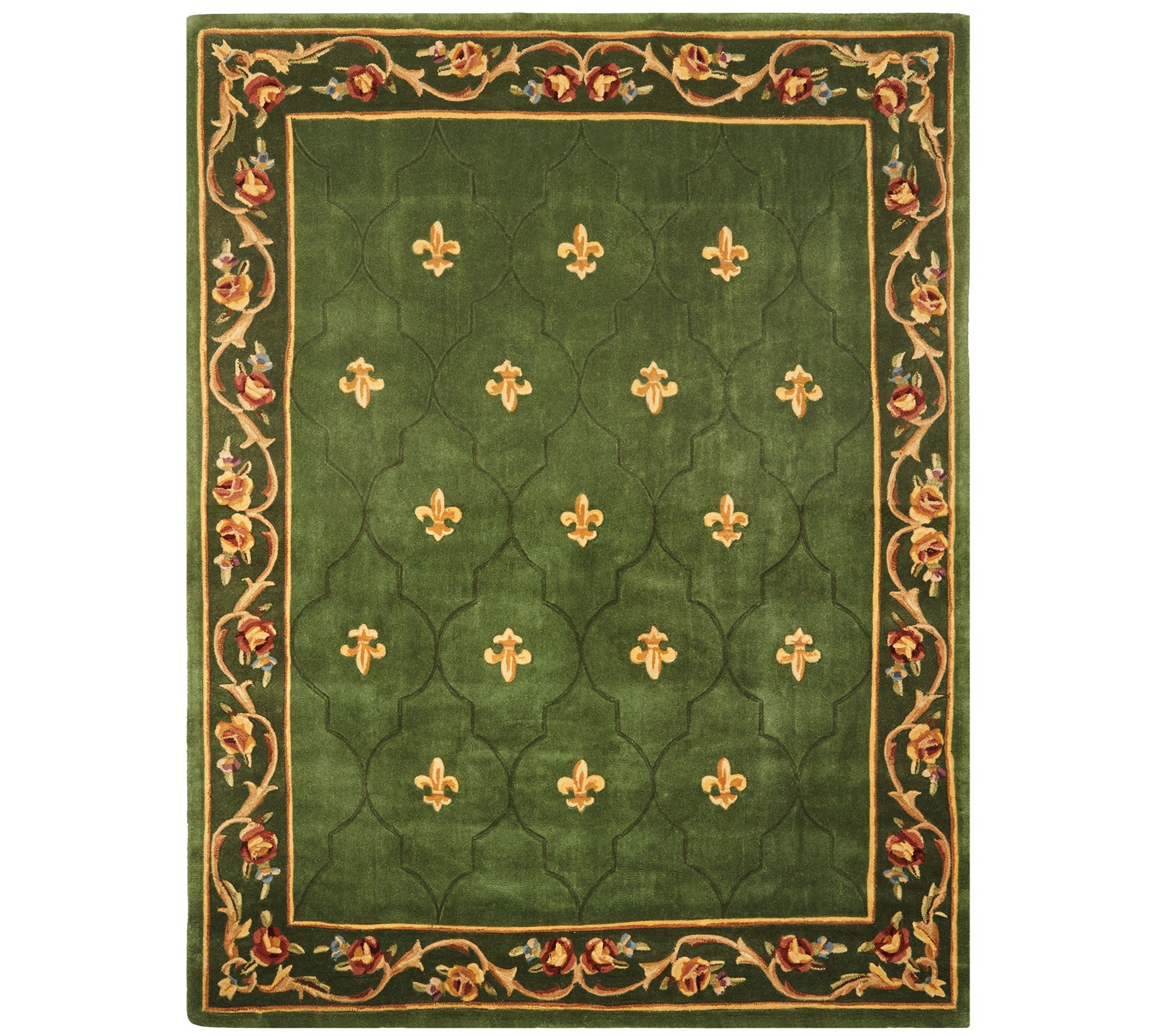 Royal Palace Special Edition 7'x9' Fleur de Lis Wool Rug Page 1 —