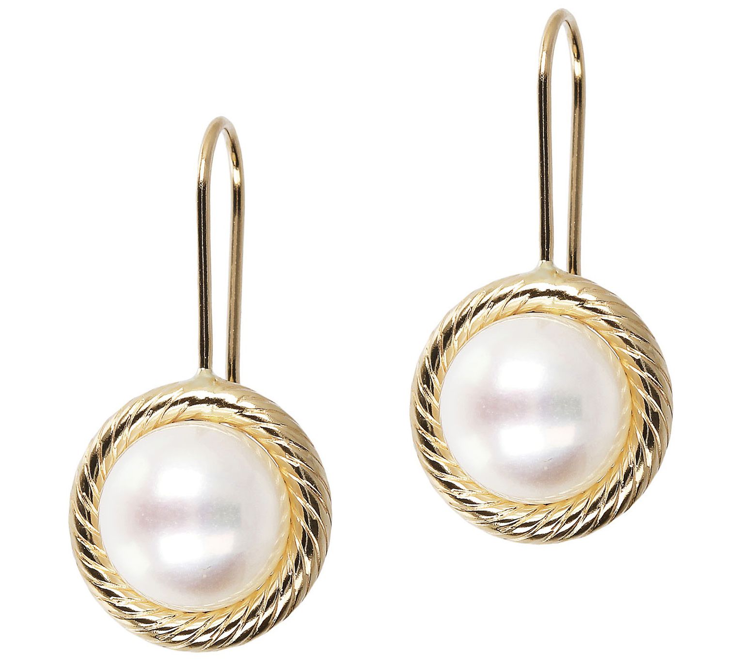 Honora 14K Gold Cultured Pearl Earrings —