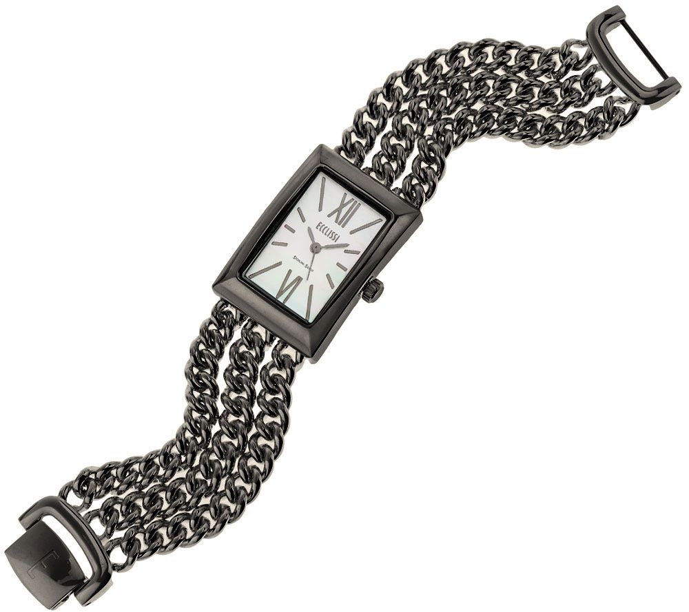 "As Is" Ecclissi Sterling Silver MultiStrand Bracelet Watch —