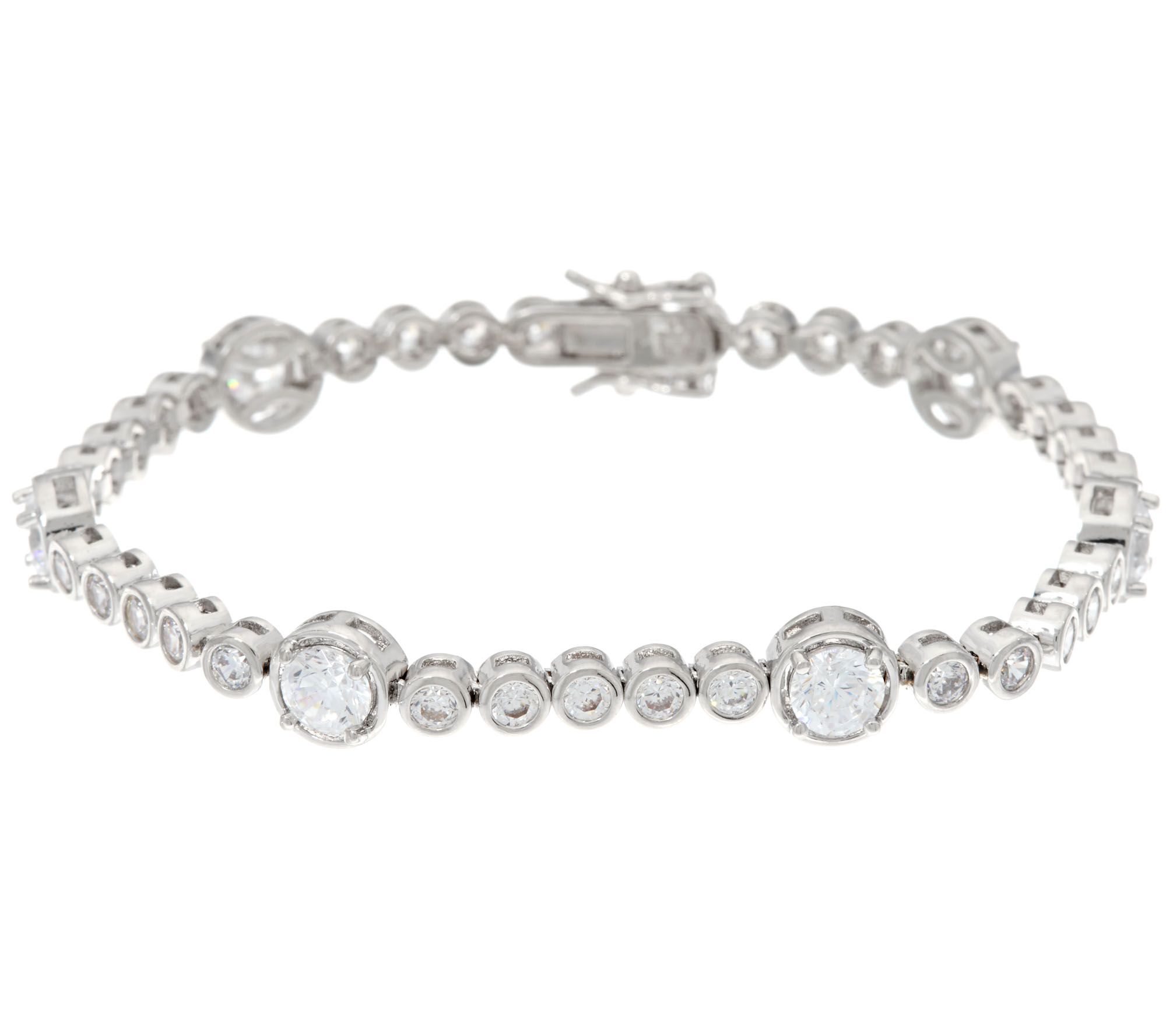 The Elizabeth Taylor 5.35 ct Simulated Diamond Bracelet Page 1 —