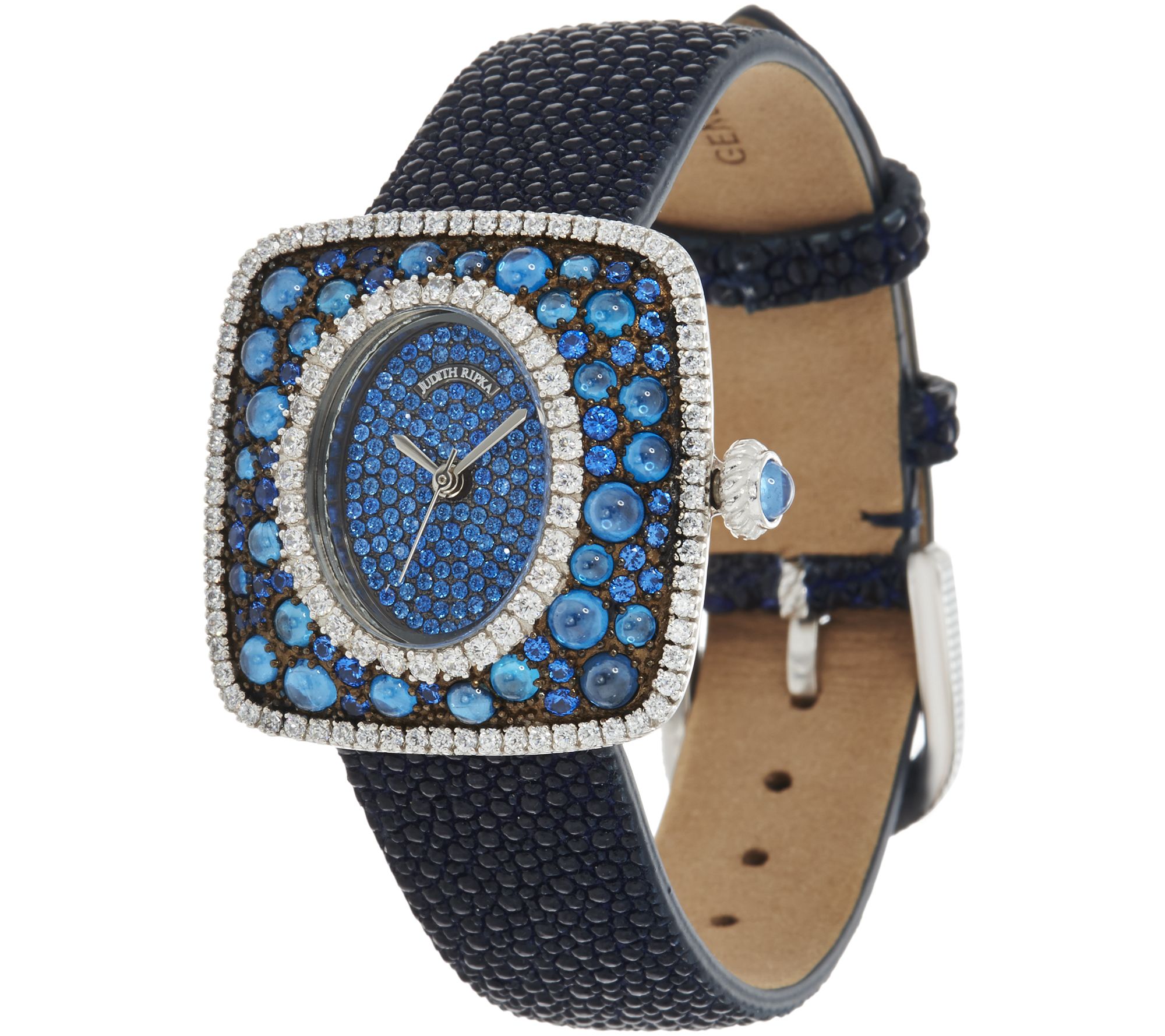 Judith Ripka Stainless Steel & Diamonique Stingray Watch Page 1 —