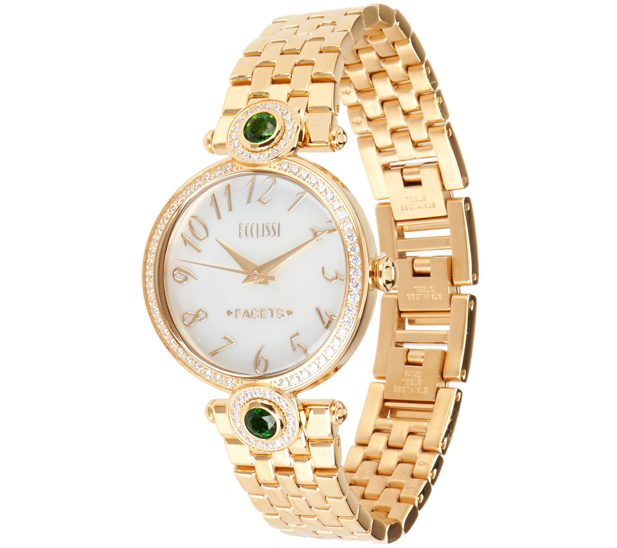 Ecclissi Facets 2.35 cttw Chrome Diopside & Zircon Watch Page 1 —