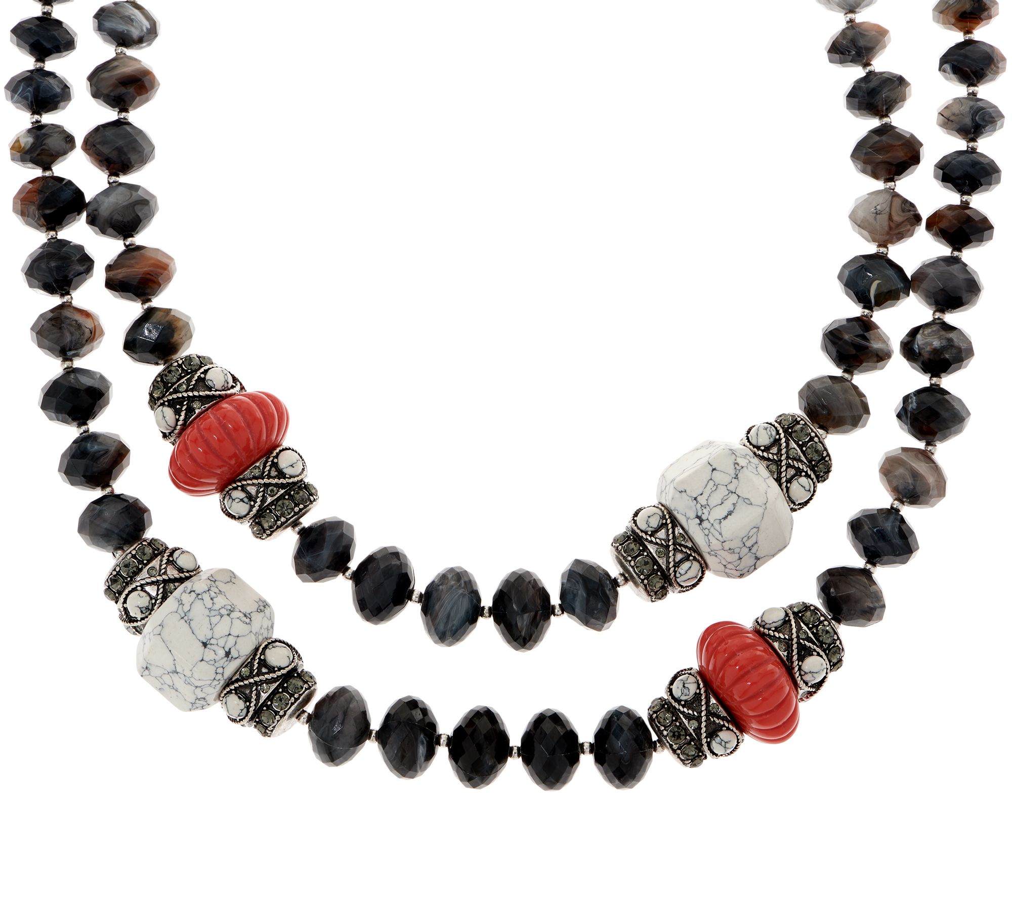 Joan Rivers "The Favorite" 19" Beaded Necklace w/ 3" Extender Page 1