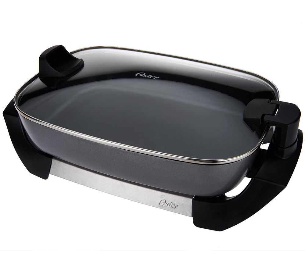 Oster 12" x 16" Electric Skillet w/Glass Hinged Lid Page 1 —