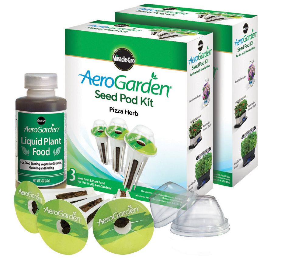 MiracleGro AeroGarden S/2 3Pod Pizza Herb Seed Pod Kits —