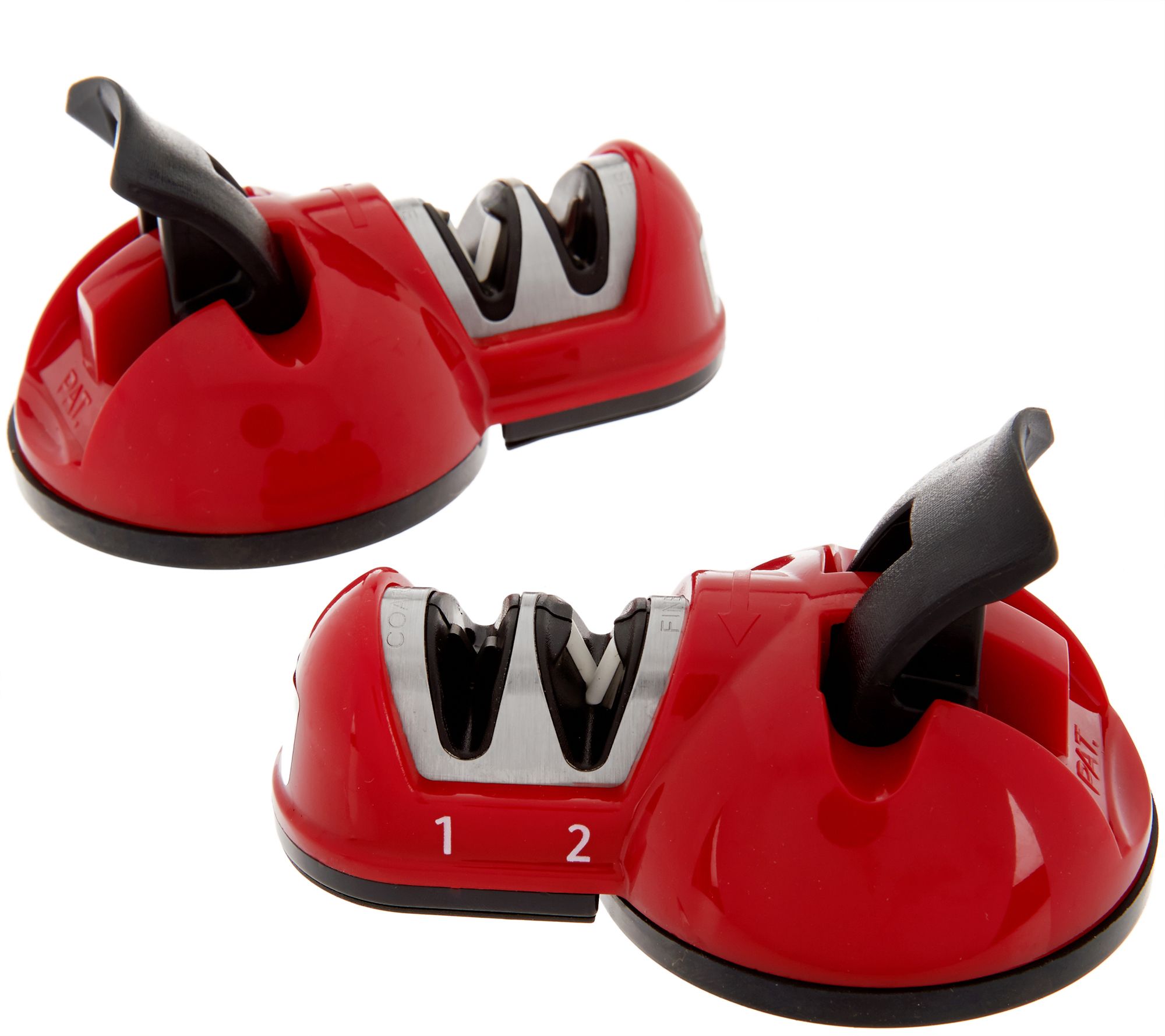 Sharp Shark Set of 2 Countertop 2 Stage Knife Sharpeners Page 1 —