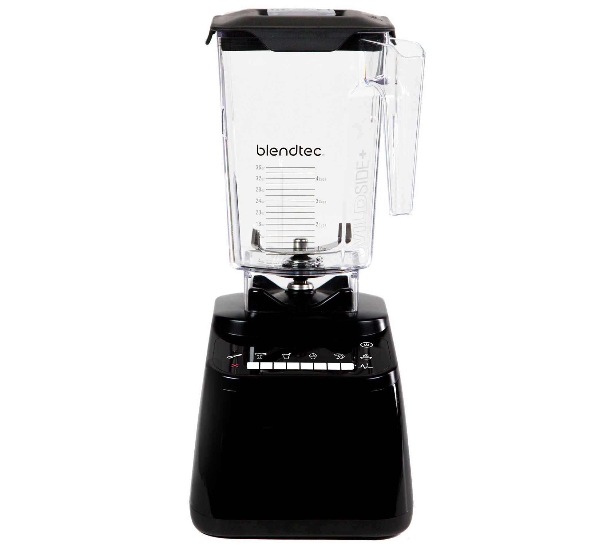 Blendtec Designer 650 Blender with WildSide Jar Black