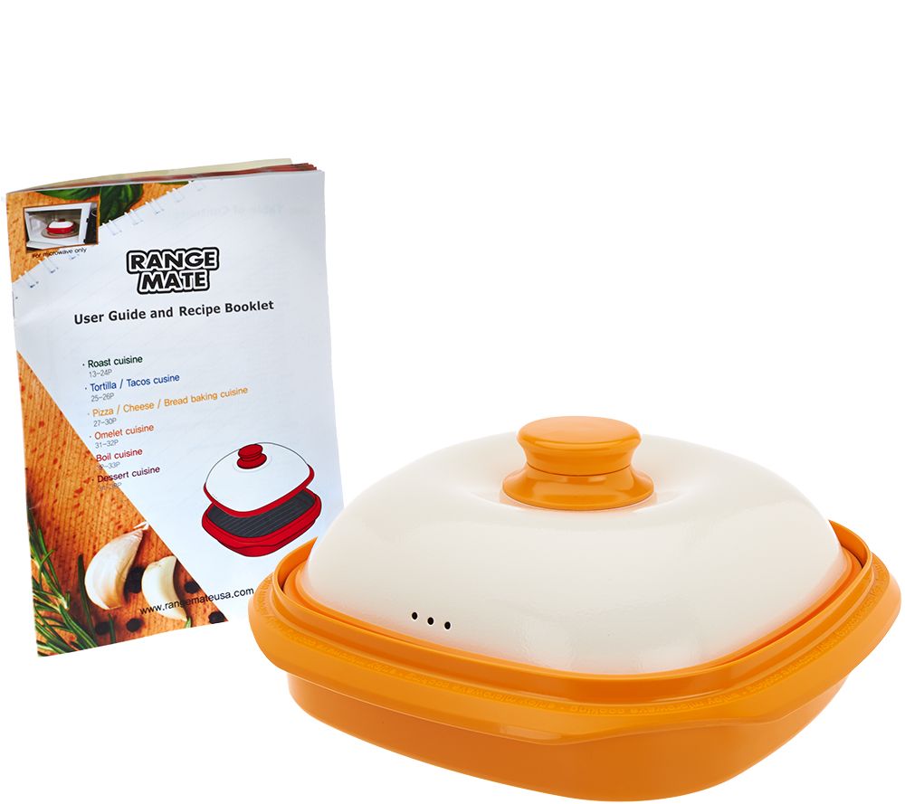 Rangemate Square Nonstick Microwave Grill Pan - Page 1 — QVC.com