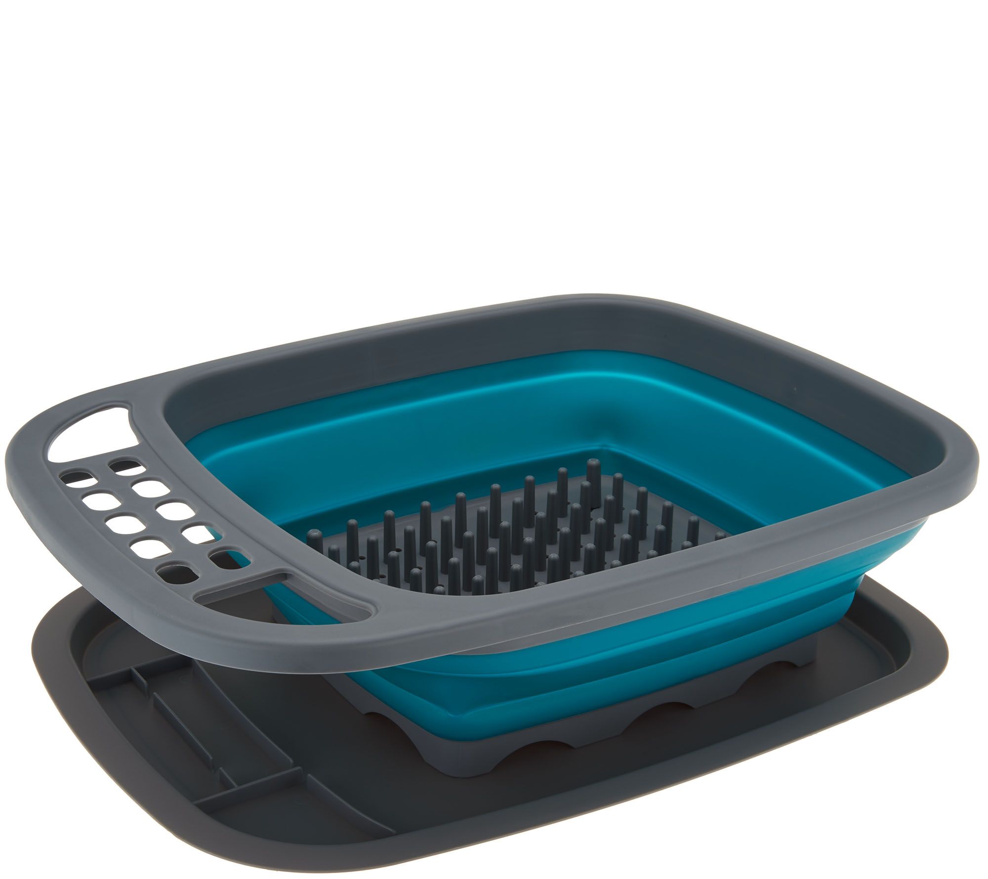 Cook's Essentials Collapsible Dish Rack with Drip Tray Page 1 —