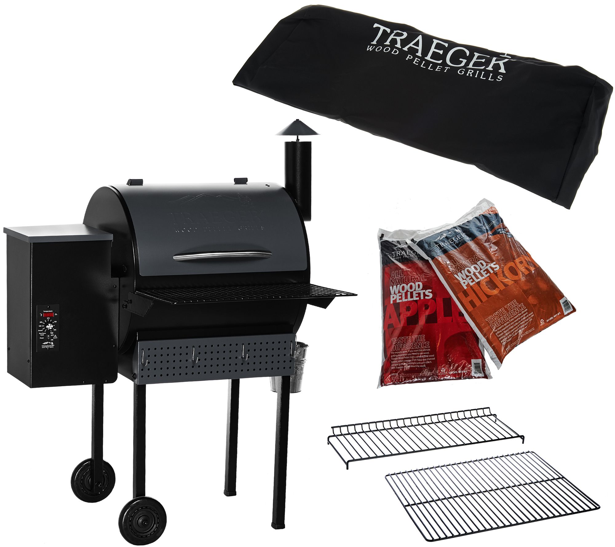 Traeger Lone Star Elite 525 Square Inch Wood Fired Grill & Smoker