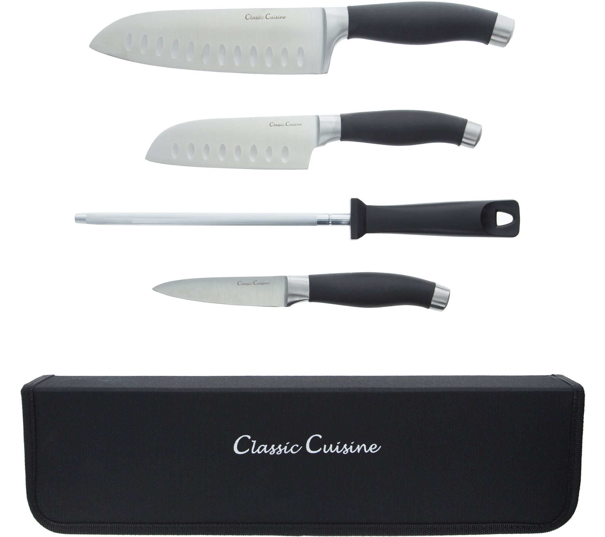 Classic Cuisine 5Piece Stainless Steel Knife Set