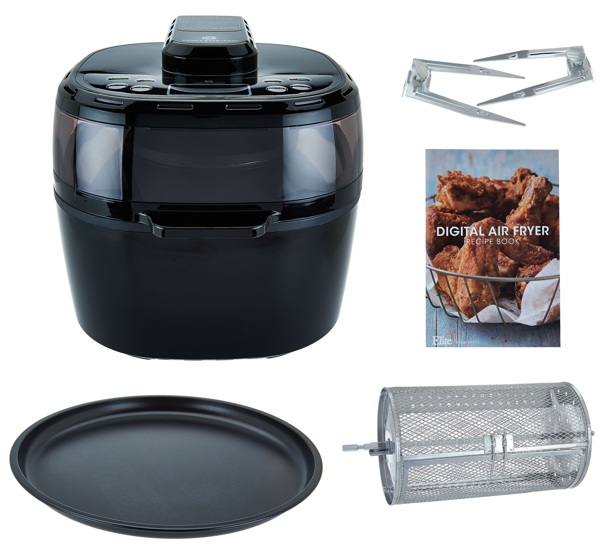 CooksEssentials 12 qt. Air Fryer w/ Rotisserie & Accessories Page 1