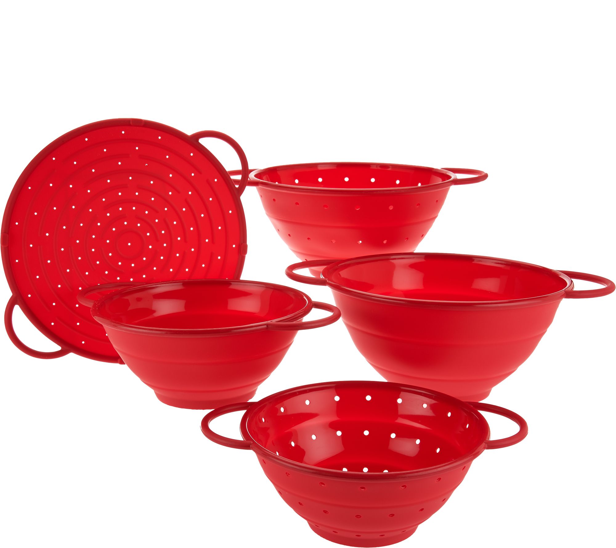 "As Is" Cook's Essentials 5pc. Silicone Collapsible Kitchen Set —