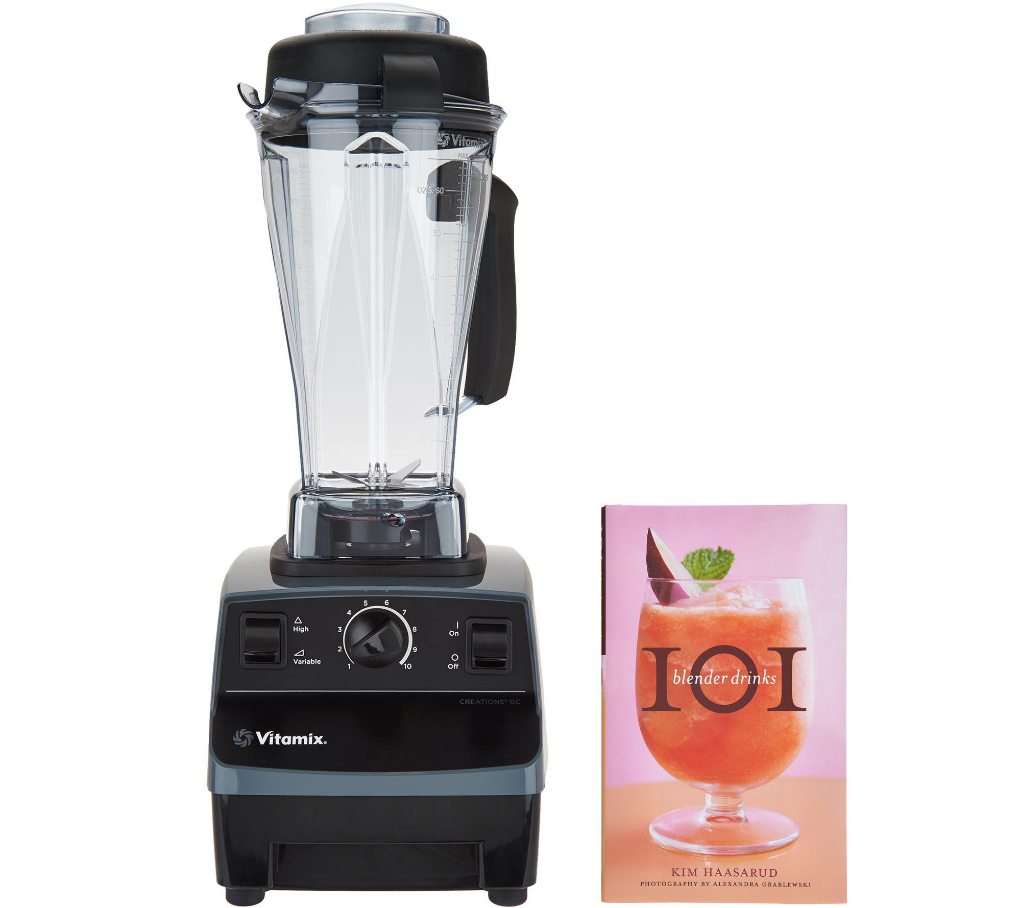 Vitamix Creations GC 64oz. Blender with 101 Drink Recipe Book —