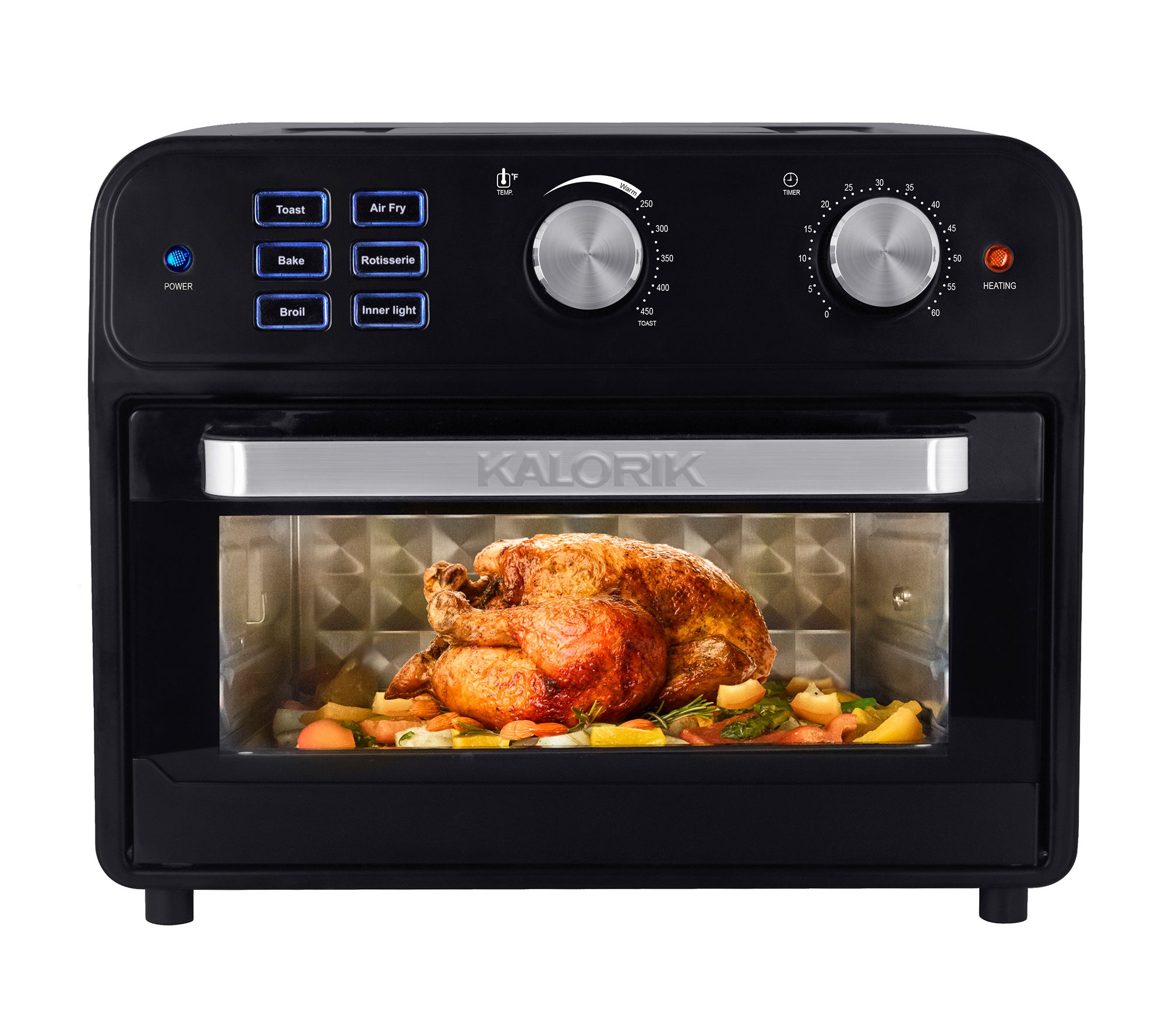 Kalorik 22Quart Digital Air Fryer Oven, Black