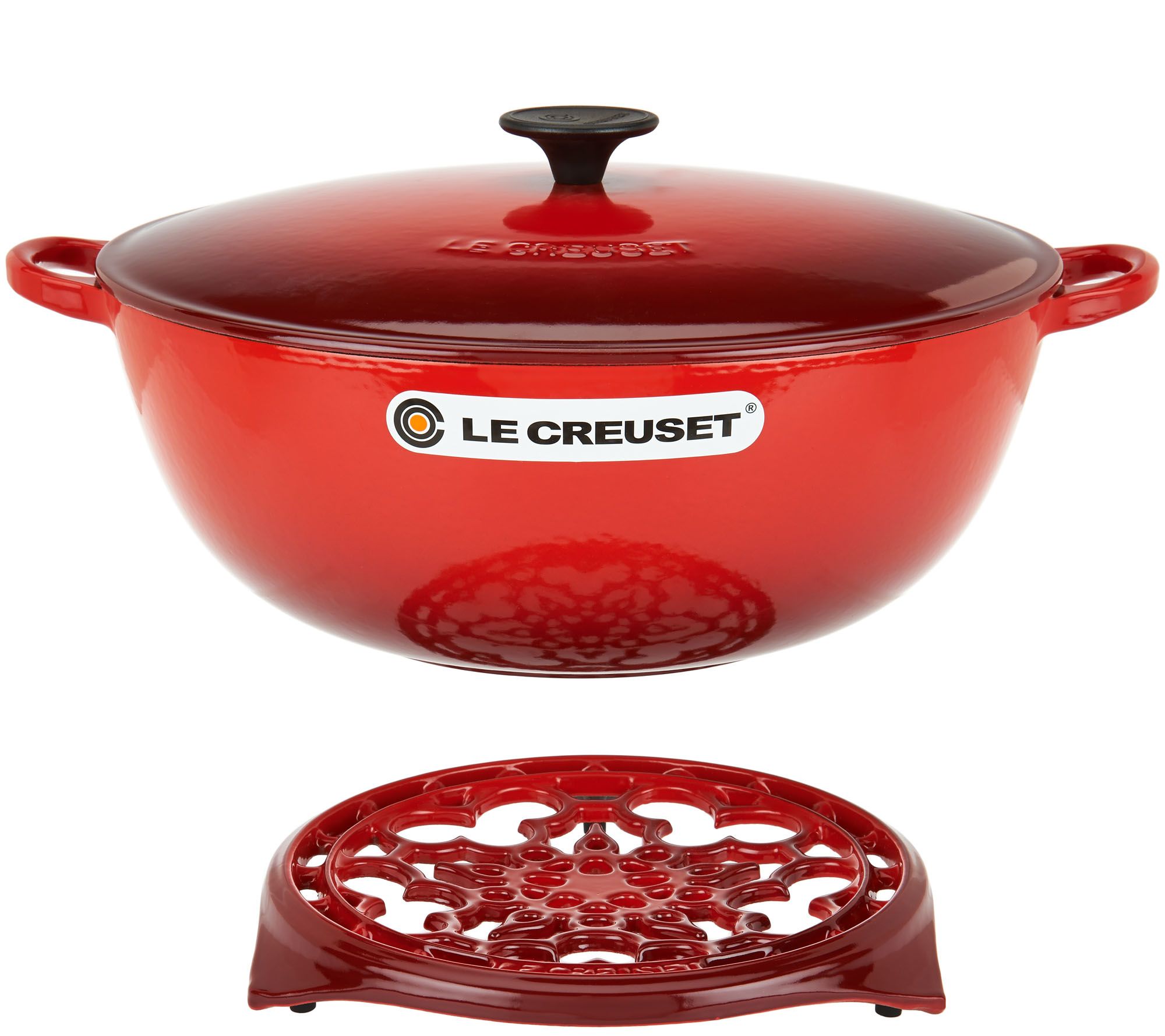 Le Creuset Heritage 7.5qt Cast Iron Chef's Oven with Trivet Page 1
