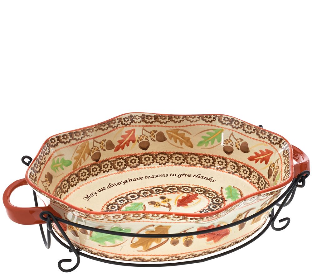 Temptations 3.0 qt. Oval Baker w/ Wire Rack and Plastic Lid Page 1