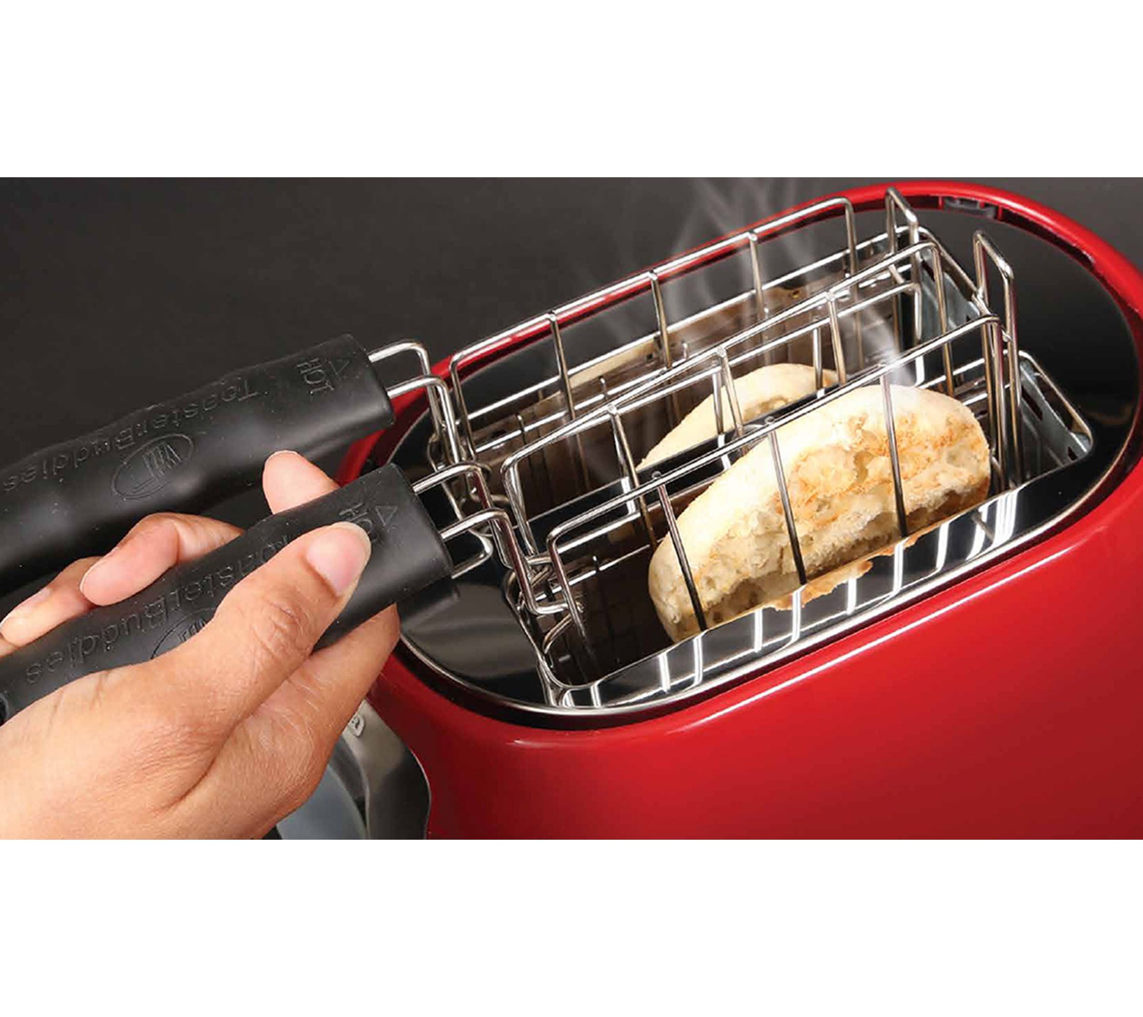 Toaster Buddies Set of 2 Stainless Steel Baskets Page 1 —