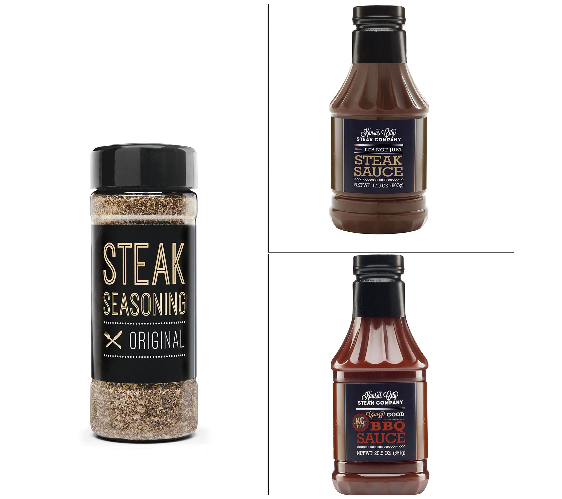 Kansas City Steaks Sauce and Seasoning Combo