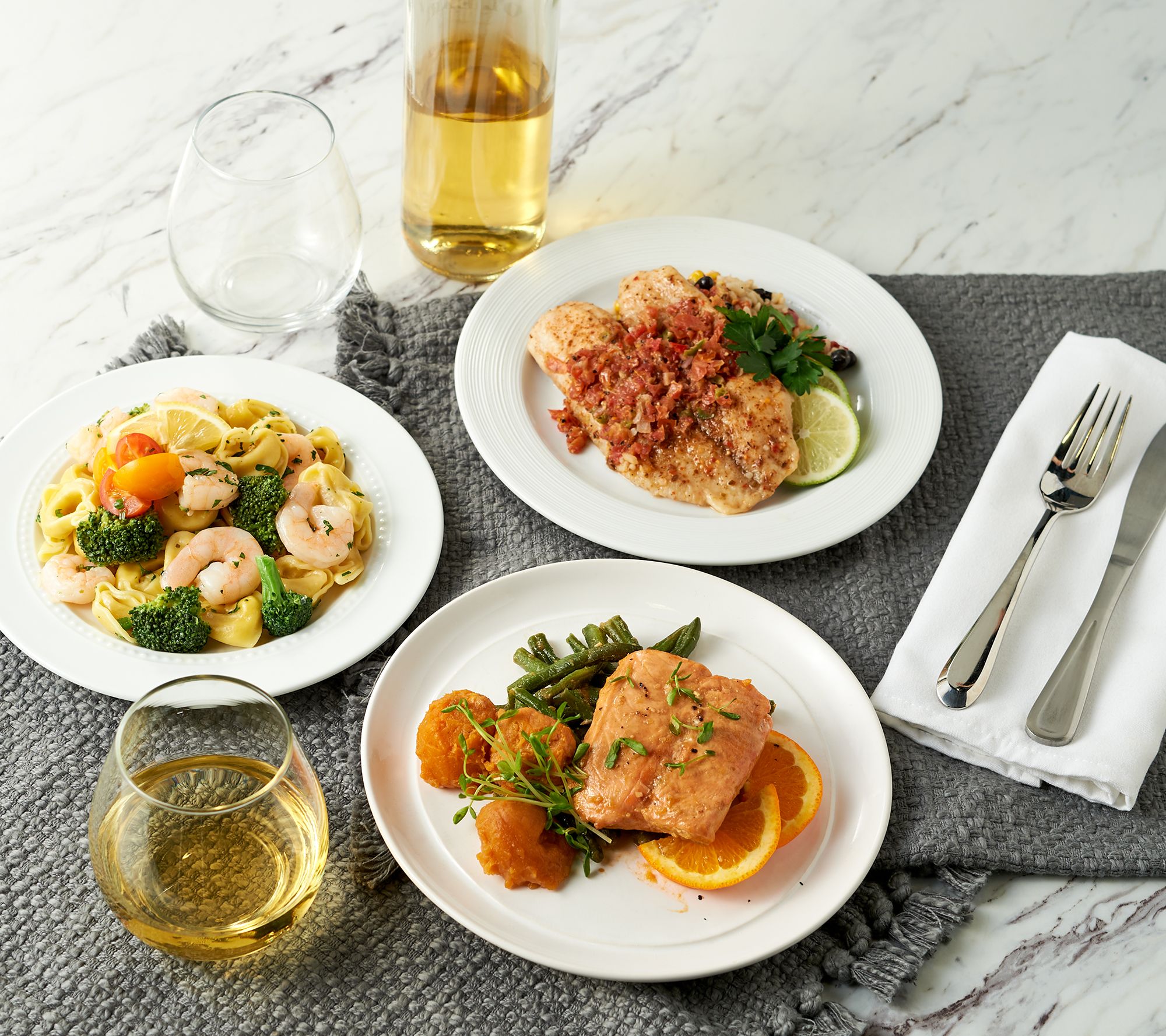 Egg Harbor (6) 10oz Microwaveable Seafood Meals Page 1 —