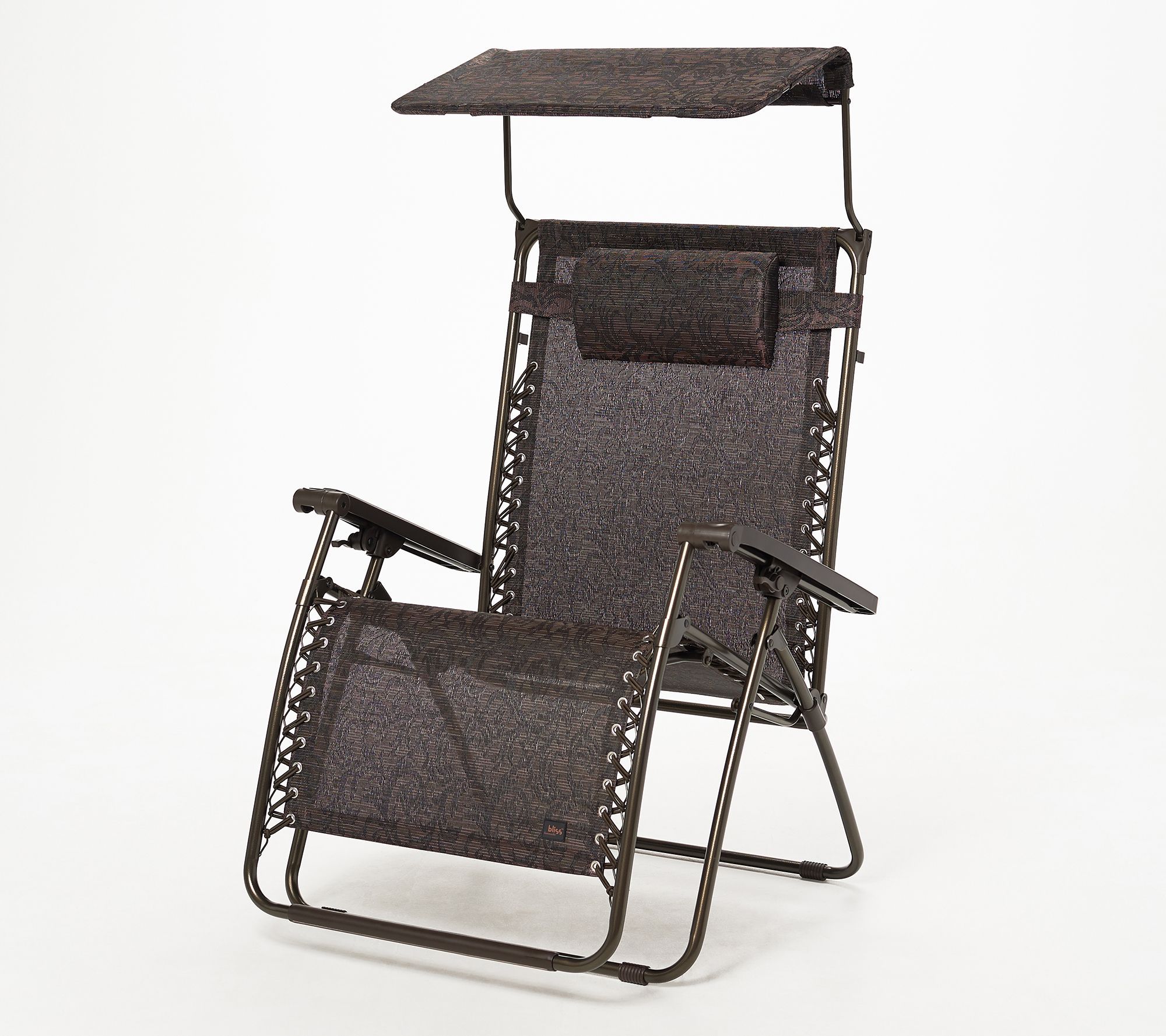 Bliss Hammocks Deluxe XXL 33" GravityFree Recliner Chair with Canopy