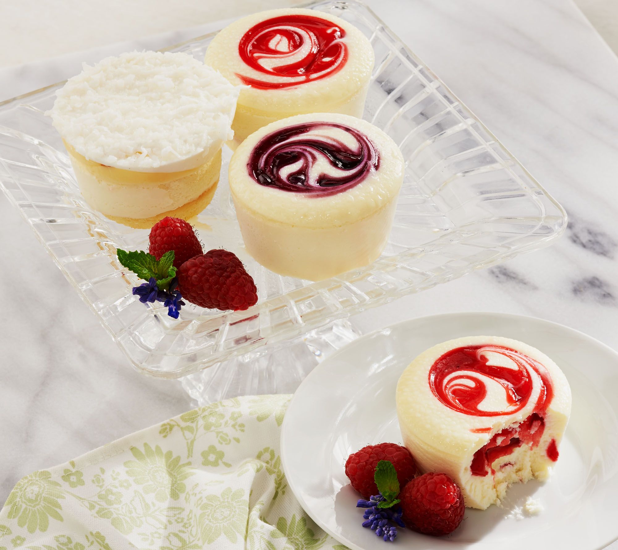 Junior's (18) 4 oz. Summer Mini Cheesecake Assortment Page 1 —