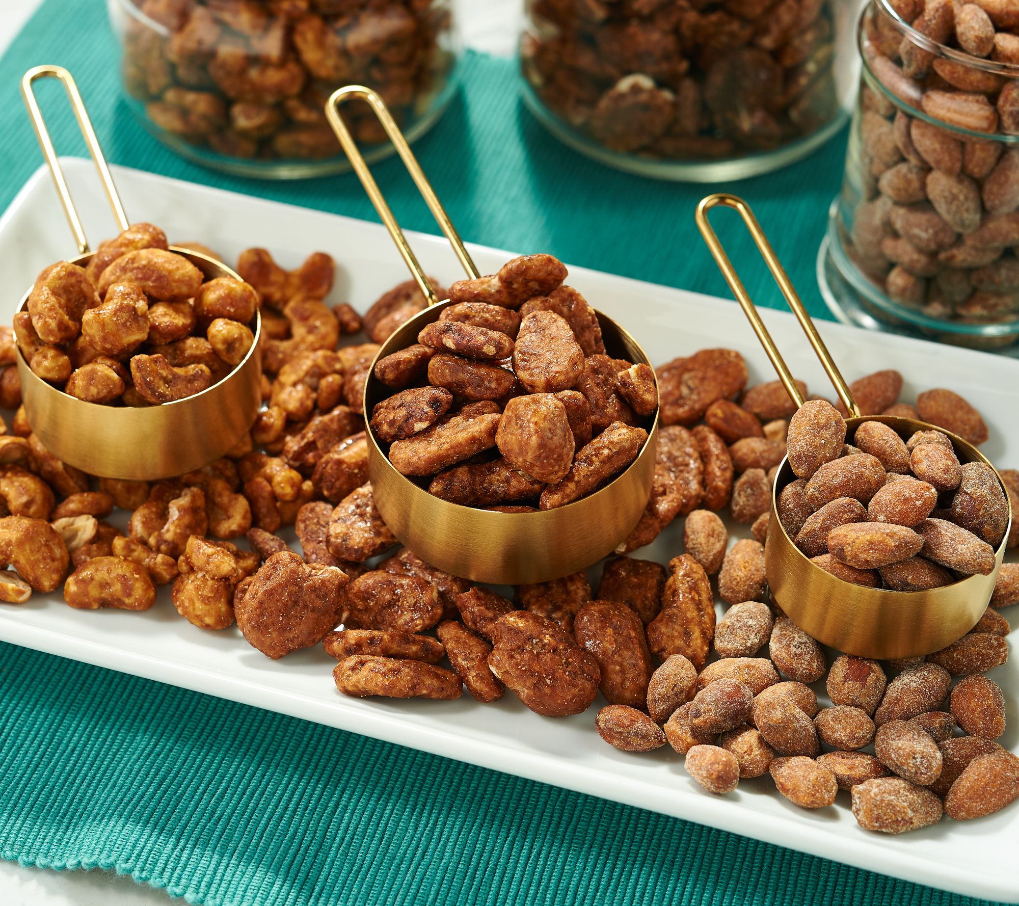 Squirrel Brand (3) Cans of Sweet Artisan Nut Assortment