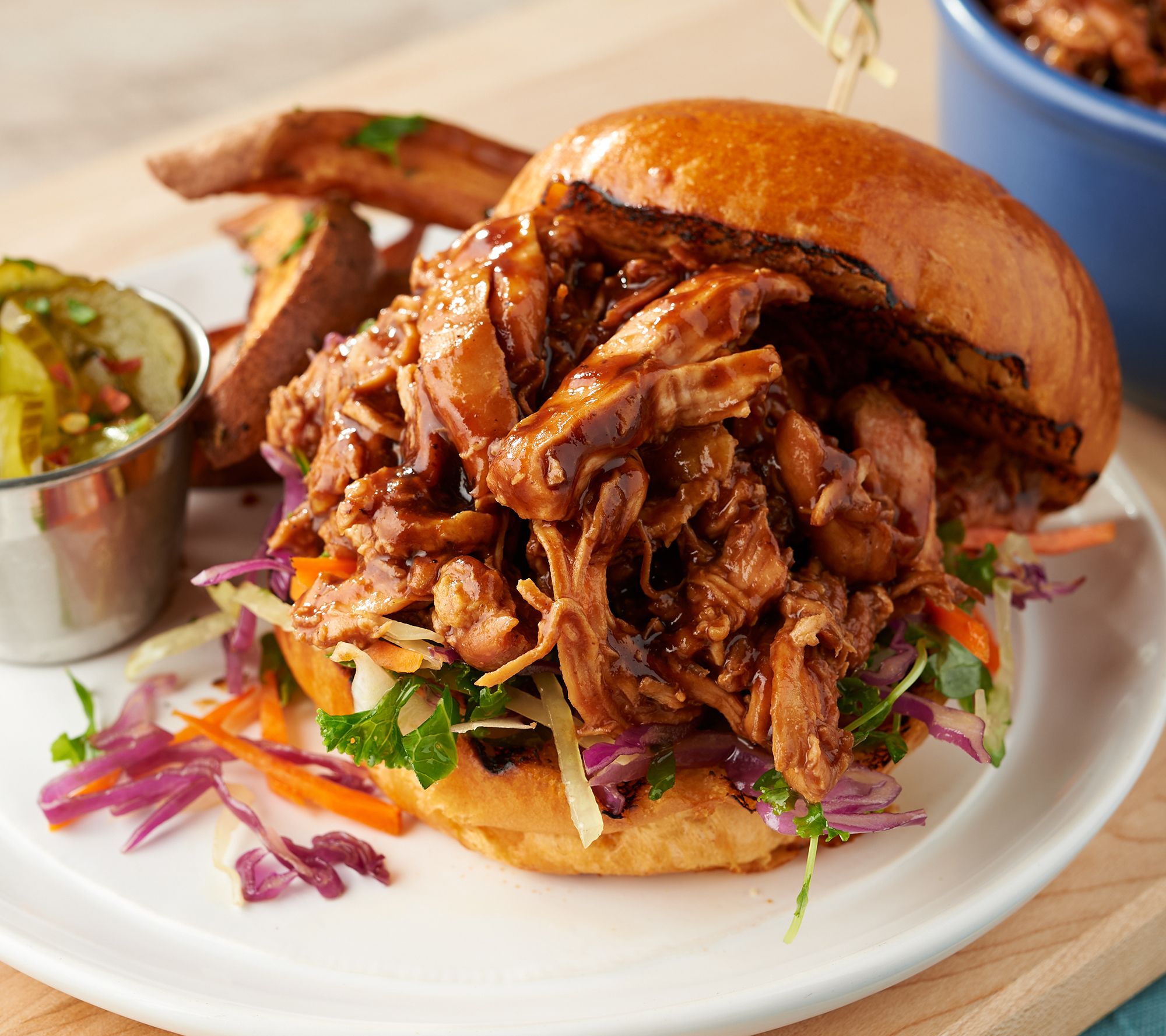 Corky's BBQ (3) 1lb BBQ Pulled Chicken or Pork AutoDelivery