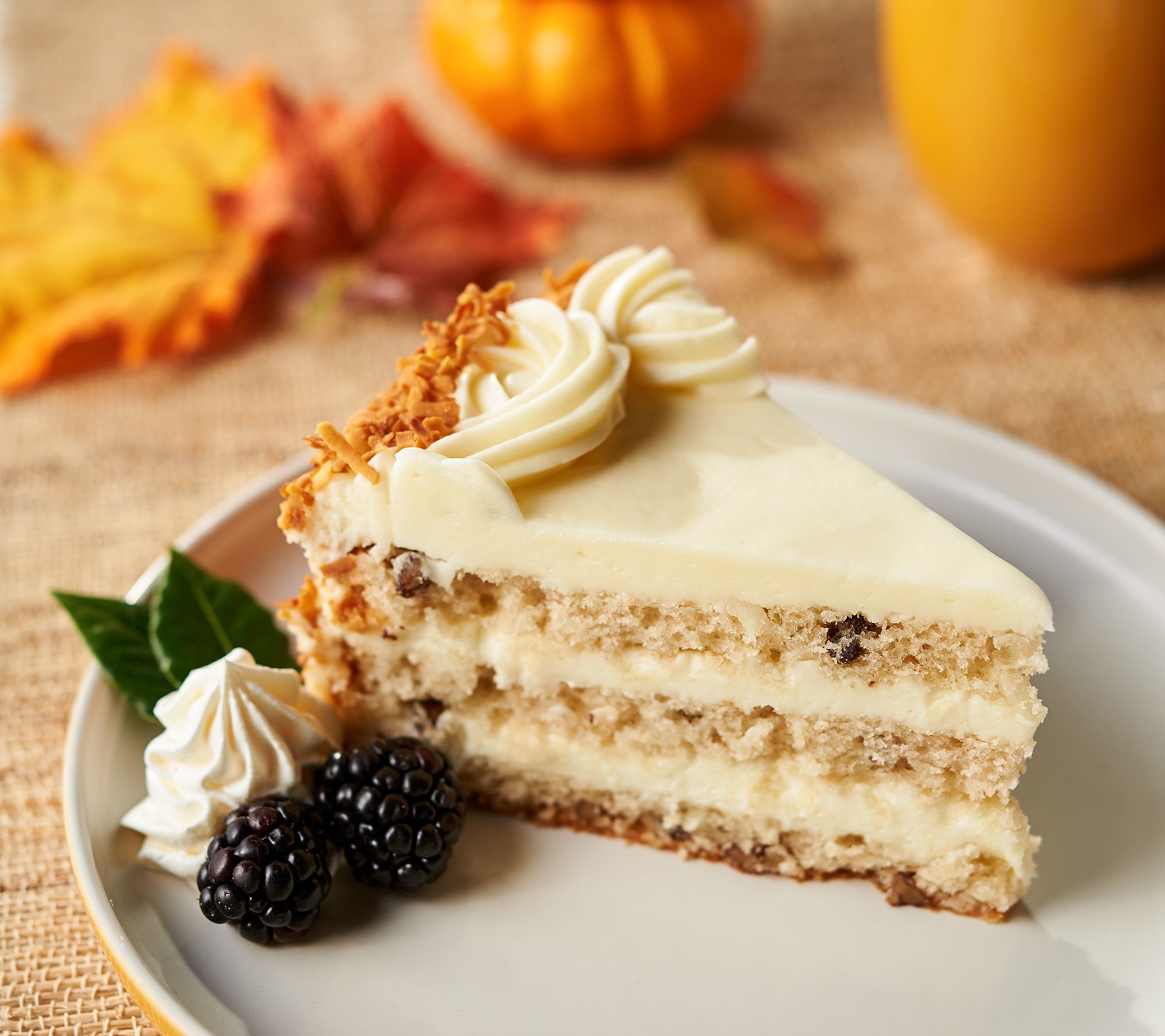 Junior's 4.5lb Italian Cream Layer Cake with Plaque —